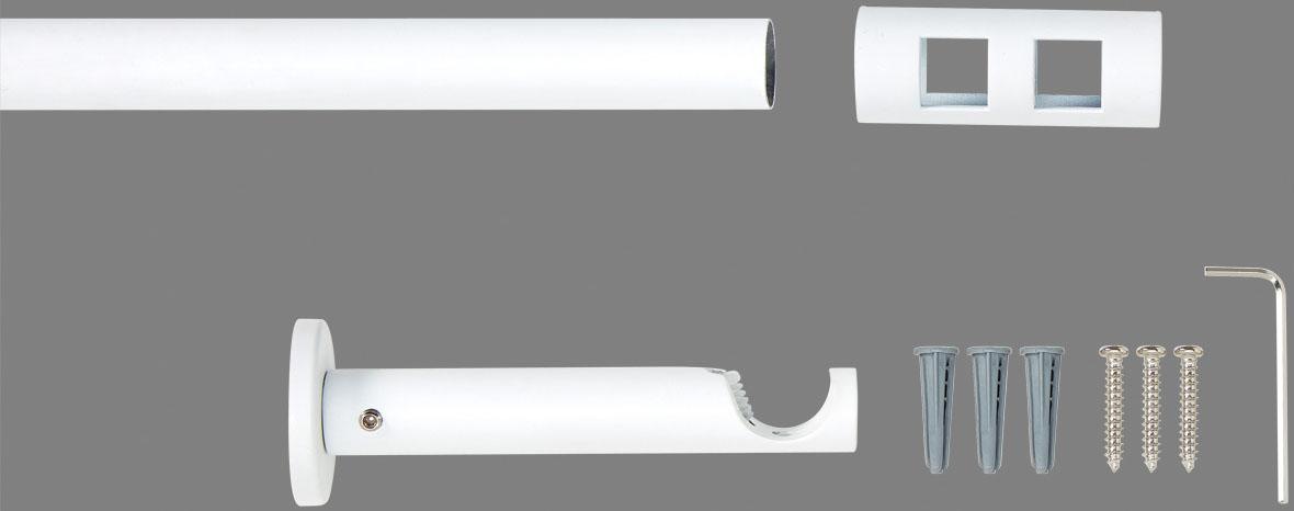 Good Life Tringle à rideaux »Cartucho« Ø 20 mm 1 läufig-läufig Fixmass