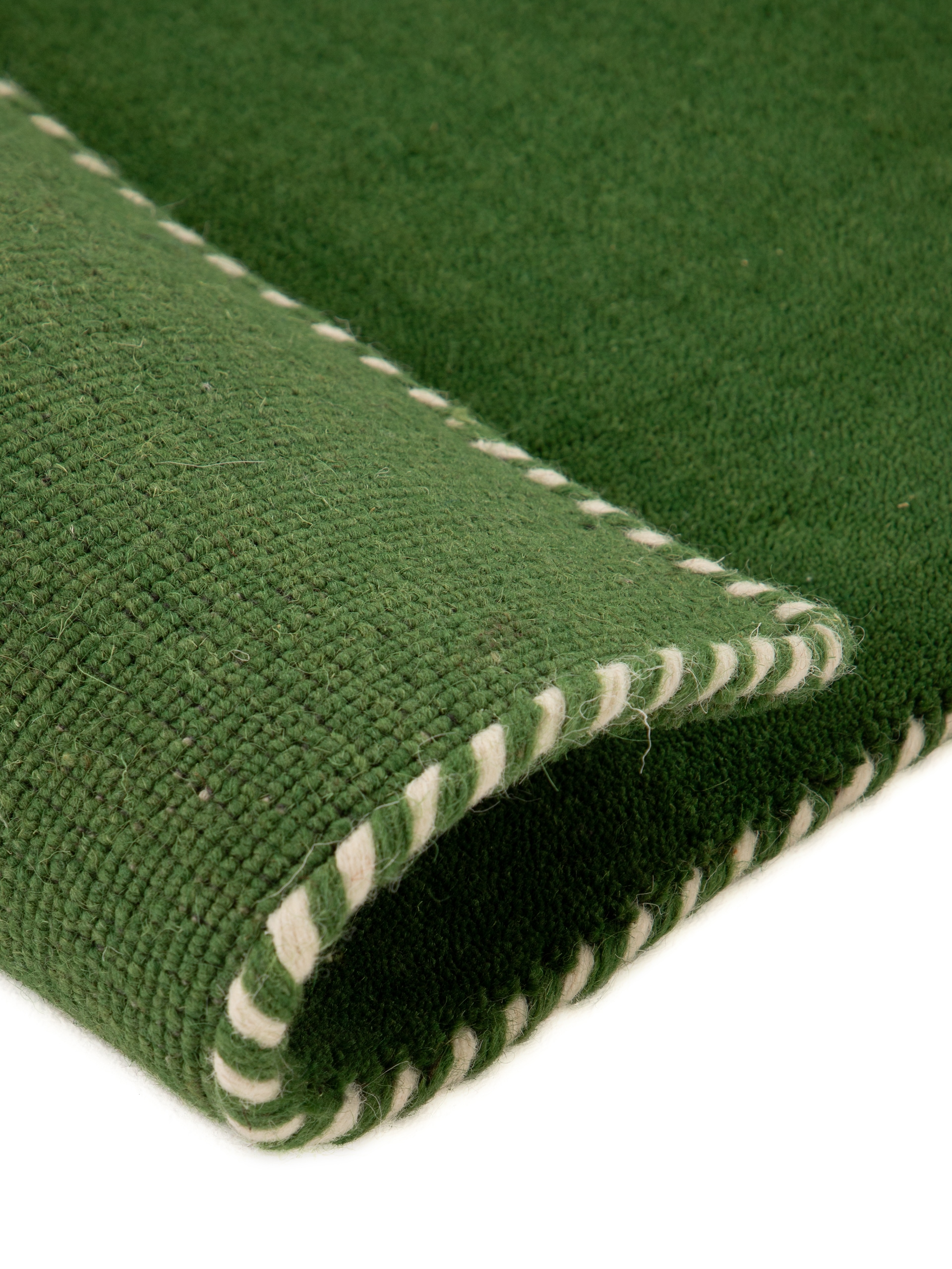 carpetfine Tapis en laine »Gabbeh Lola Uni« Rectangulaire 14 mm Höhe mit natürlichem Pflanzenmaterial von Hand gewebt, auch in Rund