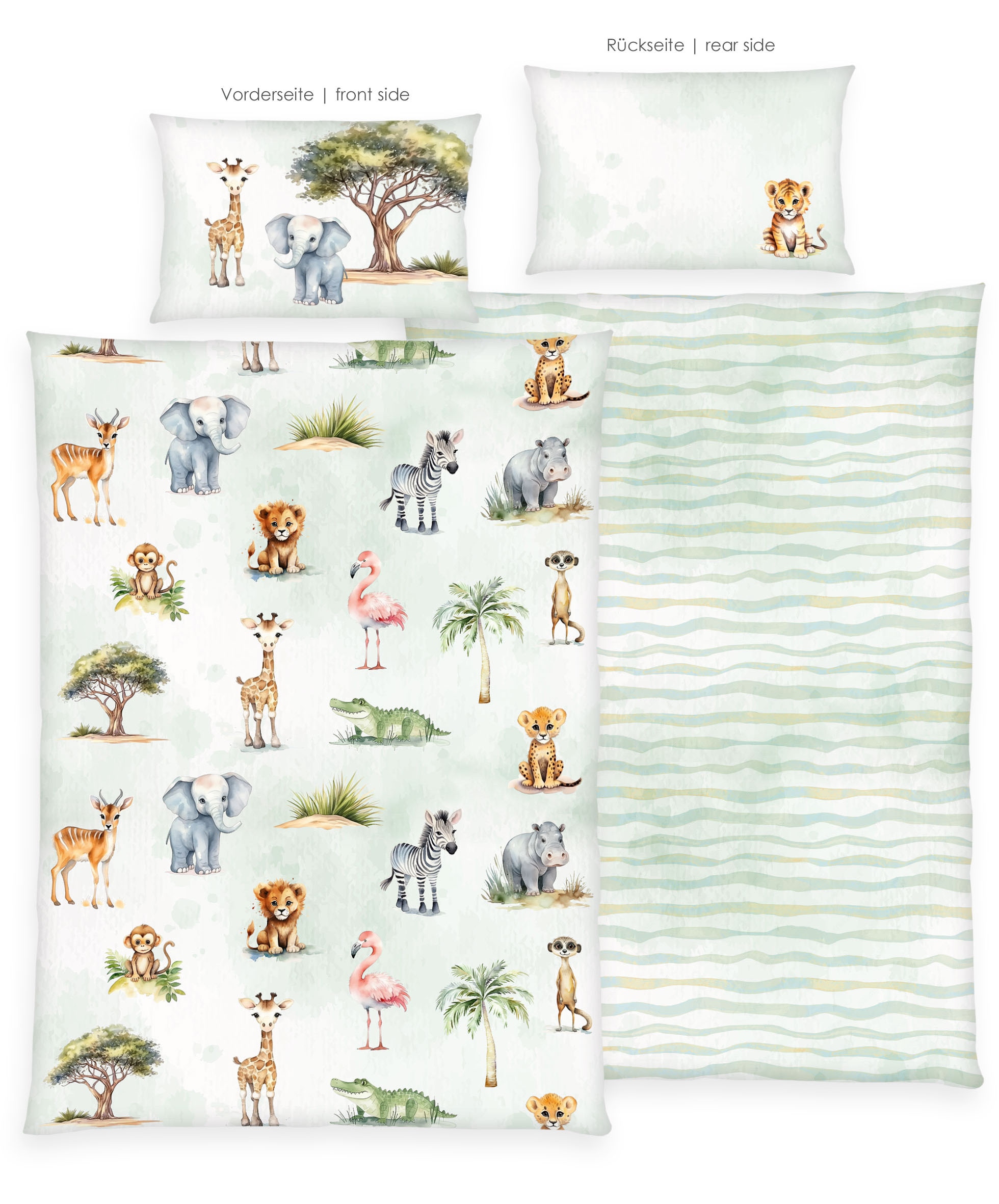 Baby Best Linge de lit pour bébé »Baby Best Safari« 2 cuis