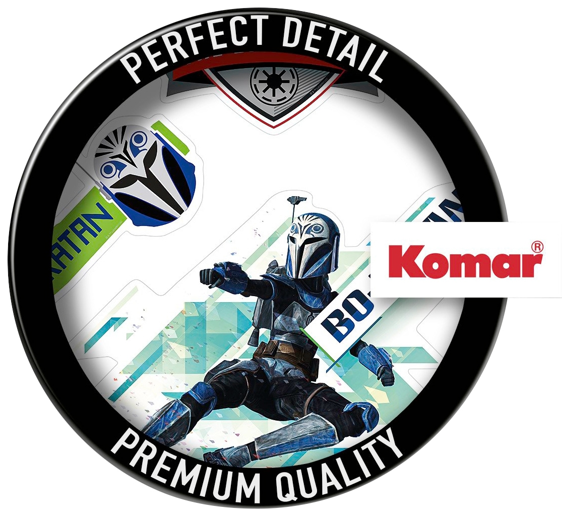 Komar Wandtattoo »Clone Wars Badges - Grösse 100 x 70 cm« selbstklebend, Wandsticker, Kinderzimmer