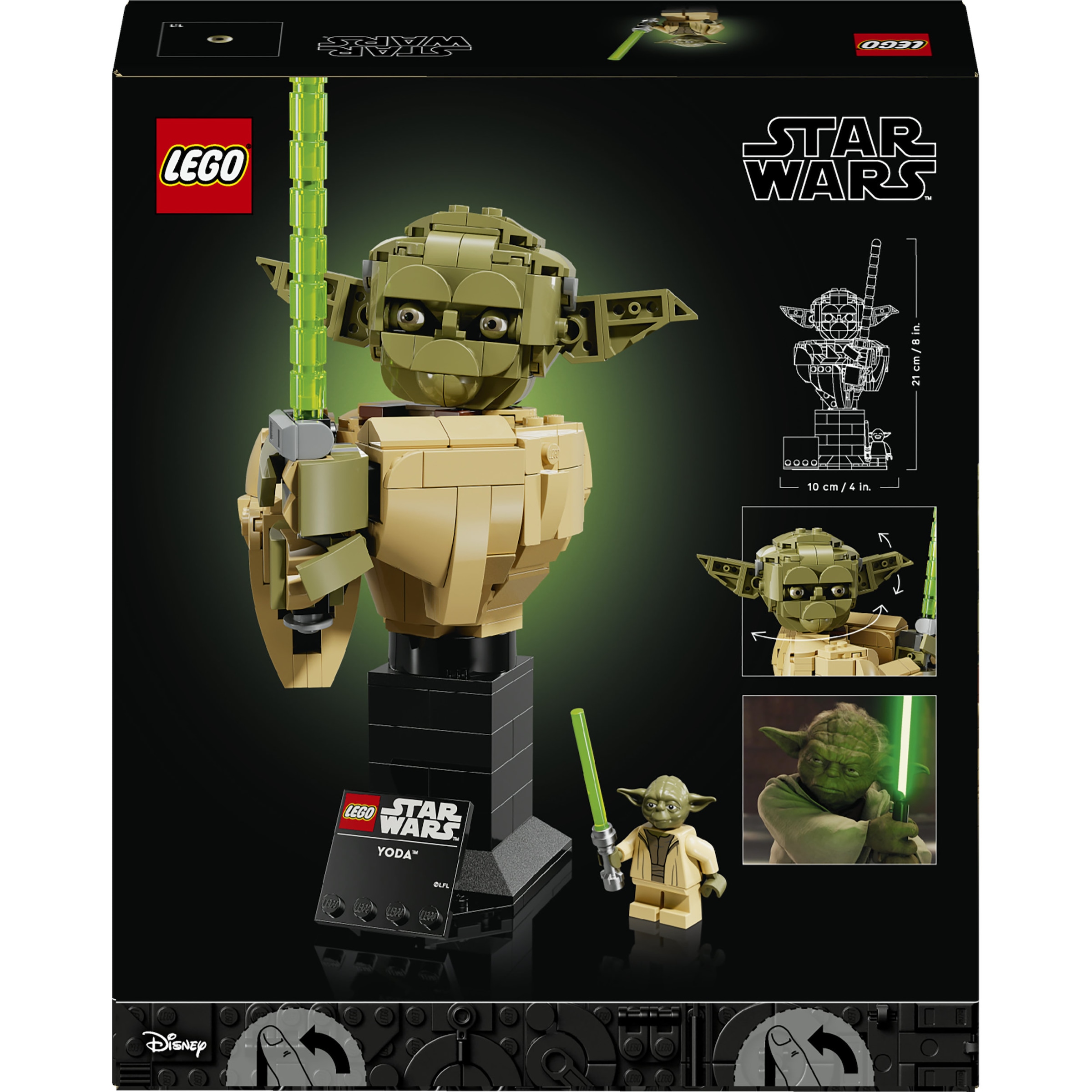 LEGO® Pions de construction »Yoda Büste (75438), LEGO Star Wars™«