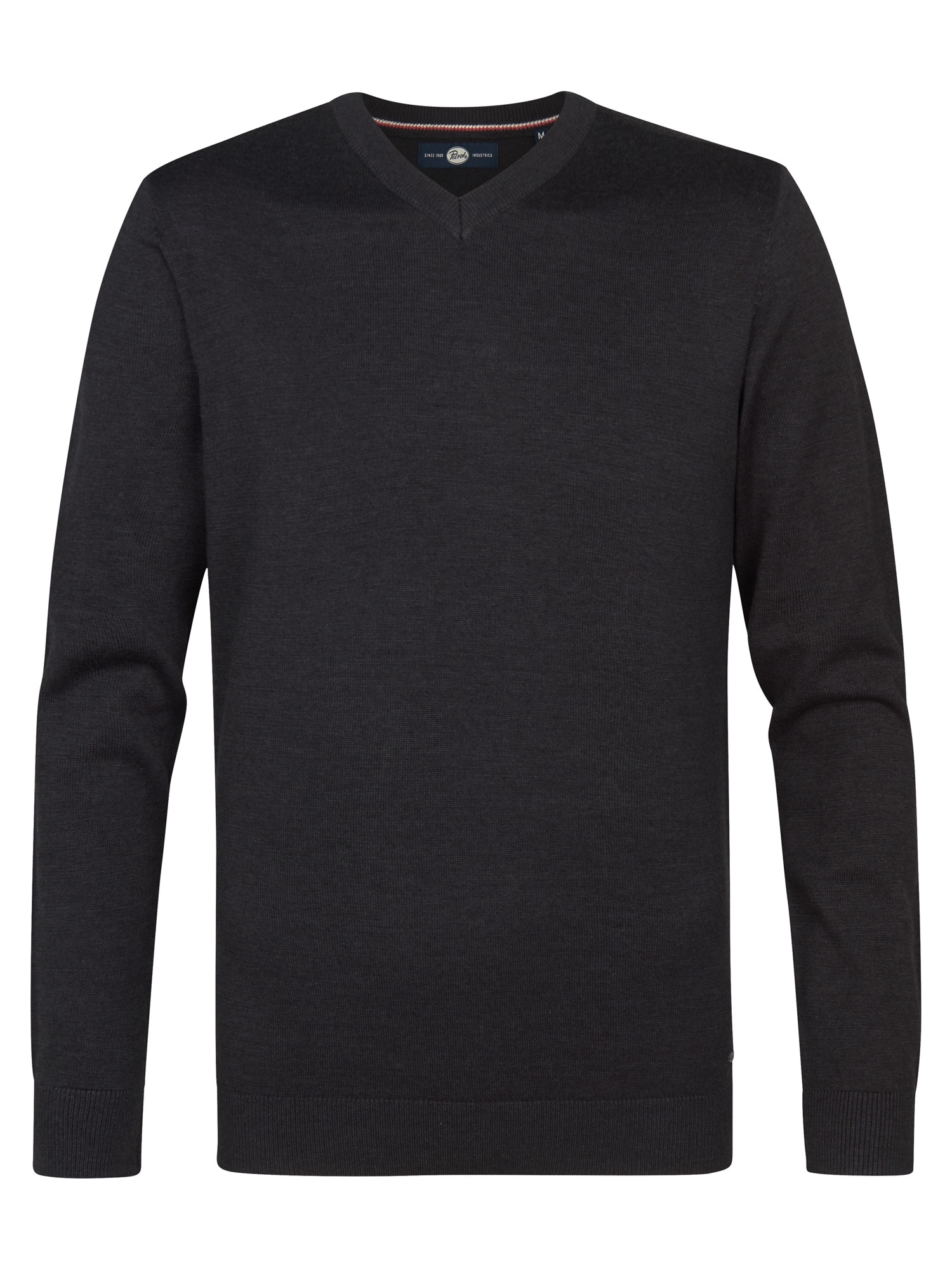 Petrol Industries Pull col V »V-Neck Basi« Materialmix mit Baumwollanteil