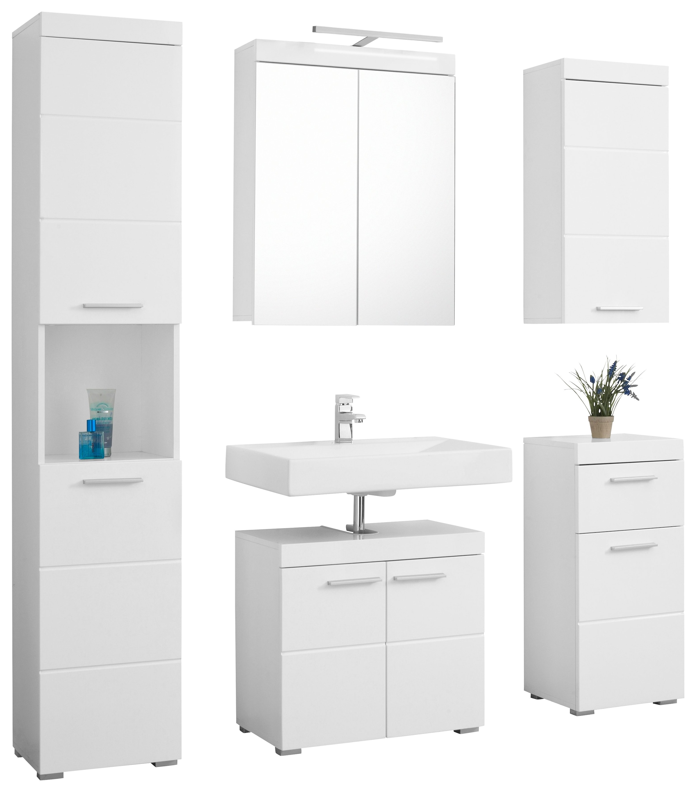 welltime Ensemble de meubles de salle de bain »Avena« Set, 5 cuis tlg.