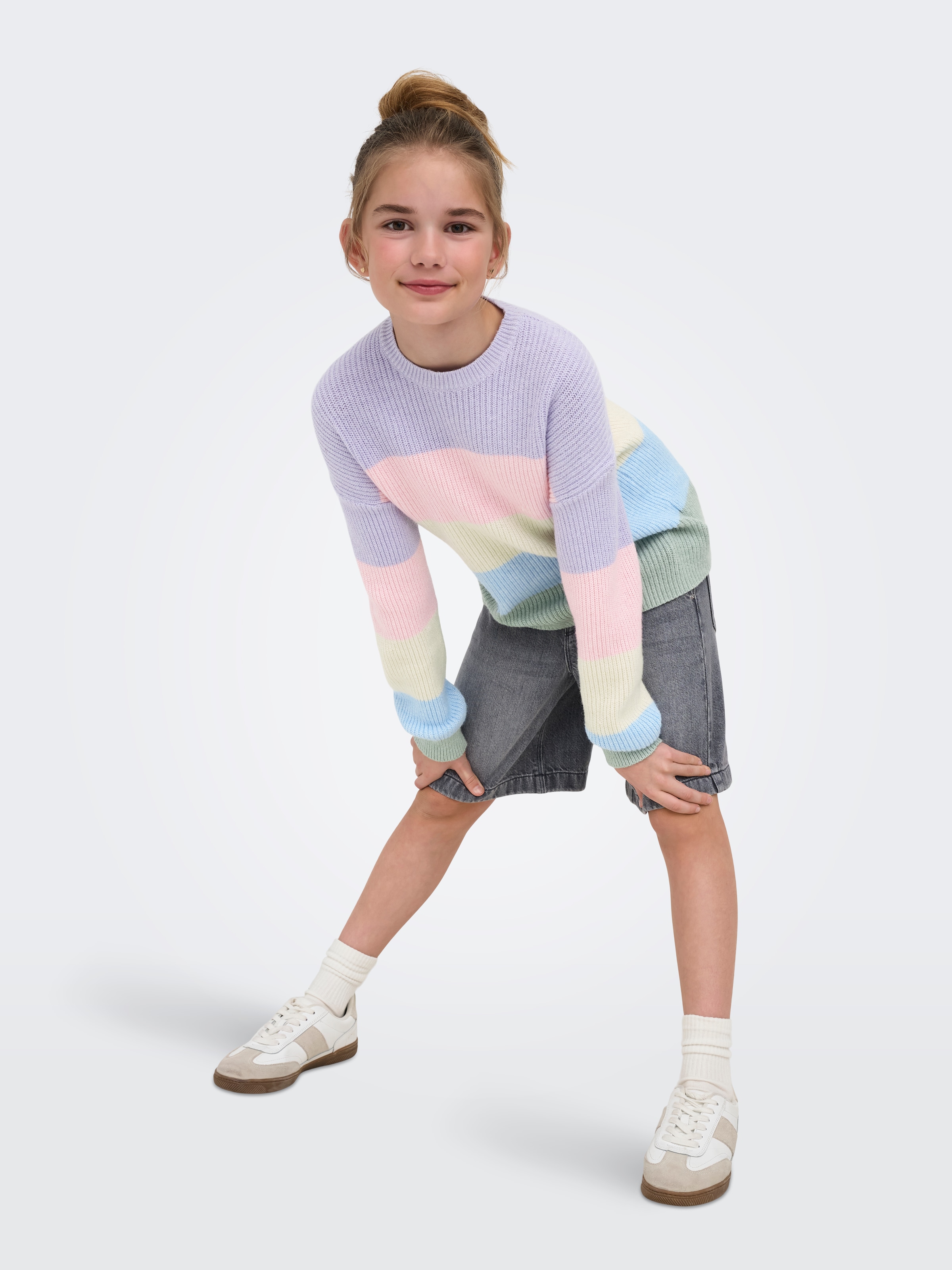 KIDS ONLY Pull en tricot »KOGSANDY L/S STRIPE PULLOVER KNT NOOS«
