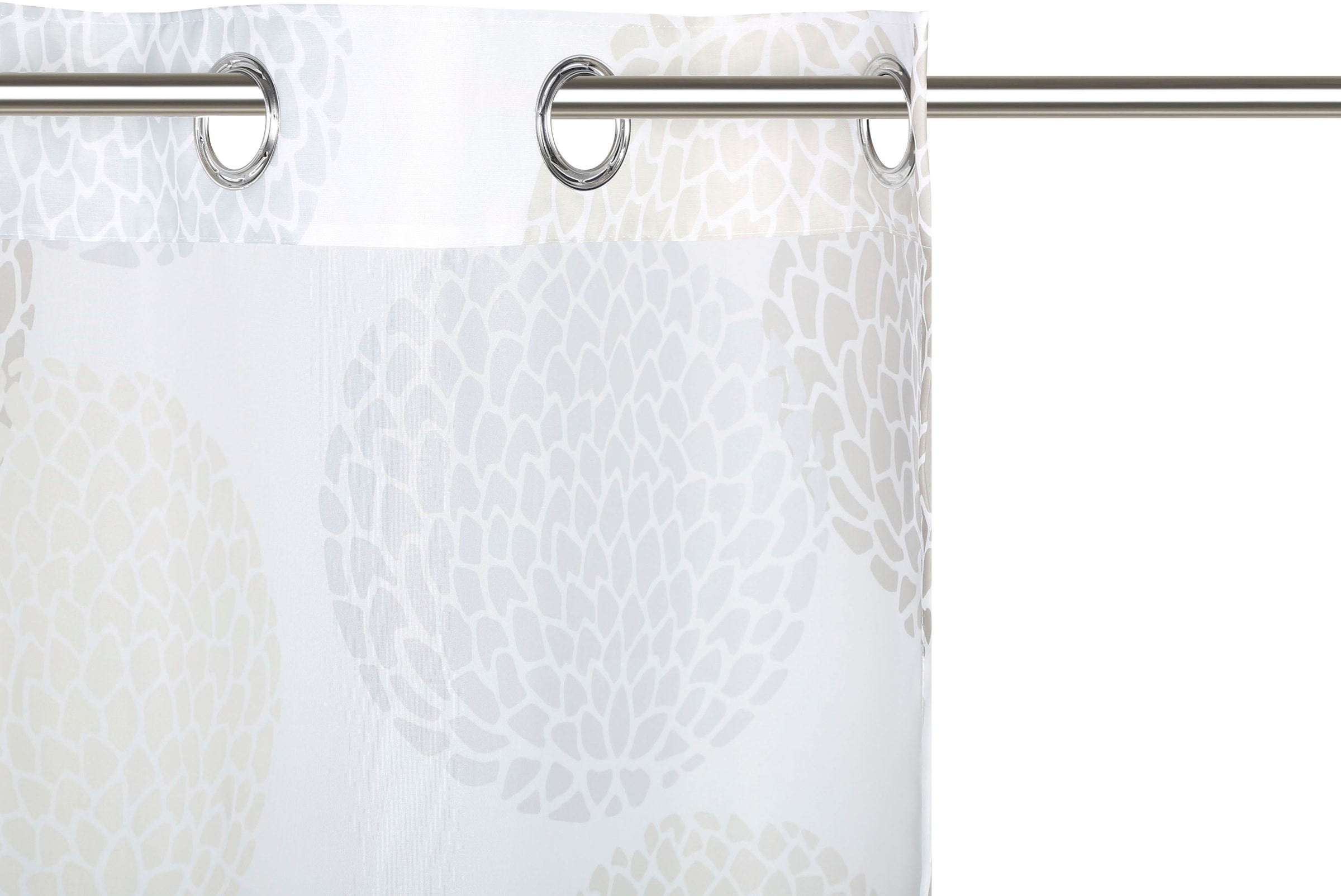 GOODproduct Gardine »BELEM« Ösen 1 Stk. tlg. 1 Schal, Polyester, Kreise