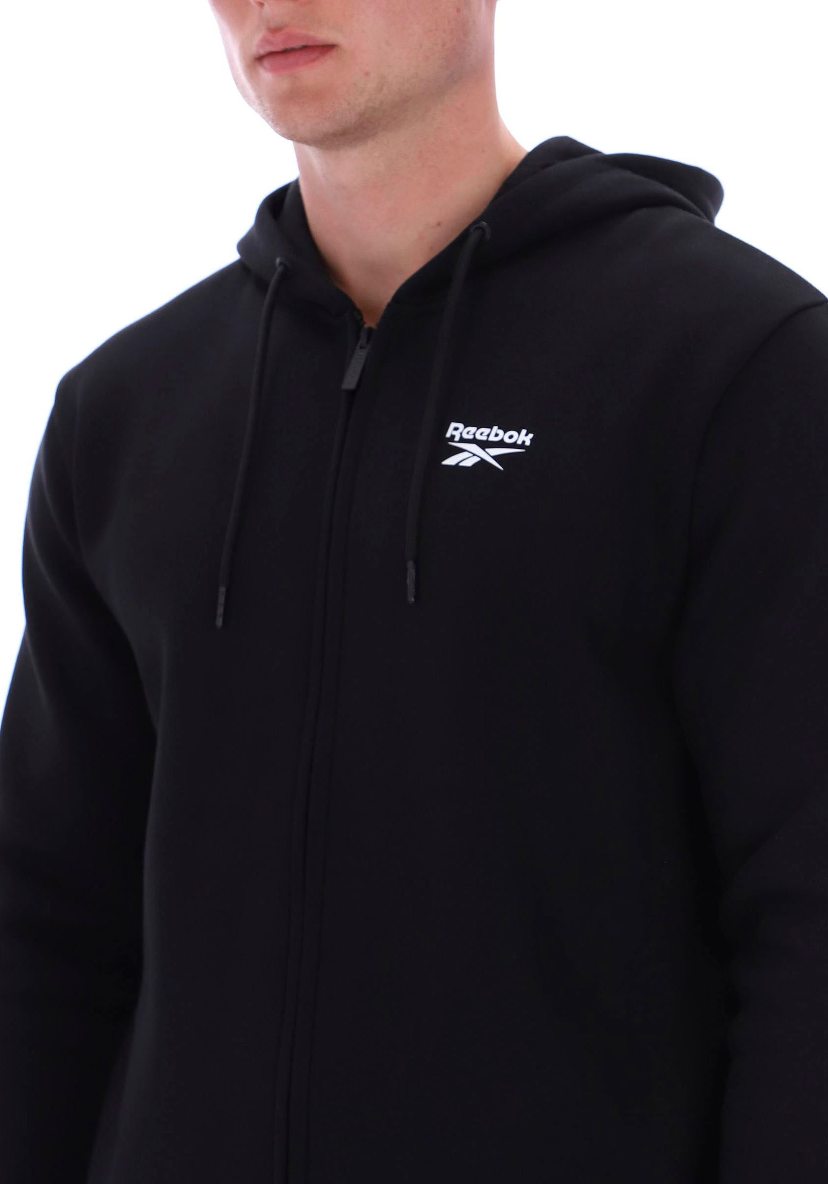 Reebok Sweat à capuche »COLTON SMALL LOGO ZIP THROUGH HOODY« 1 cuis tlg.