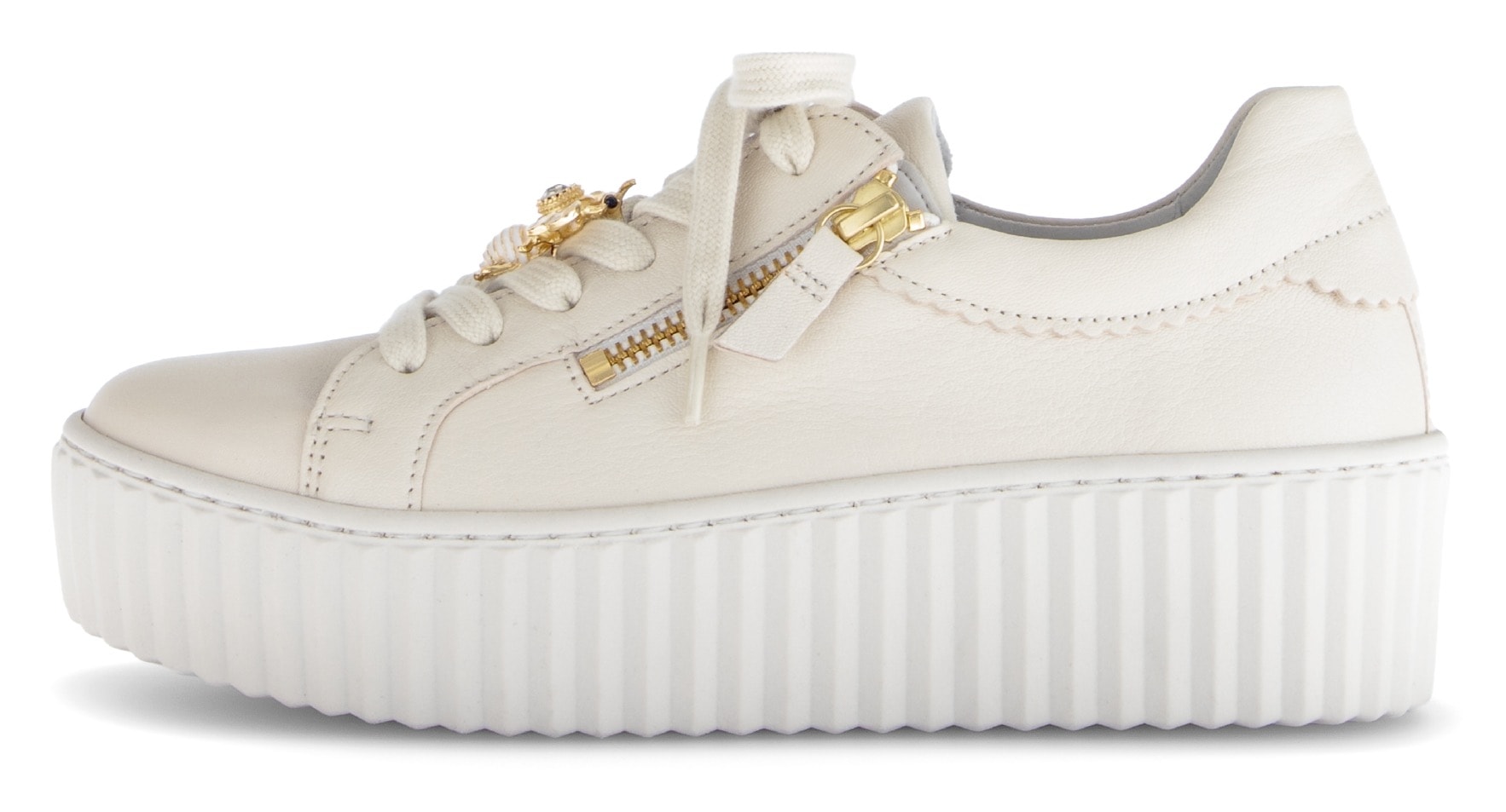 Gabor Baskets à plateforme  Freizeitschuh, Halbschuh, Schnürschuh mit modischem Schmuckelement