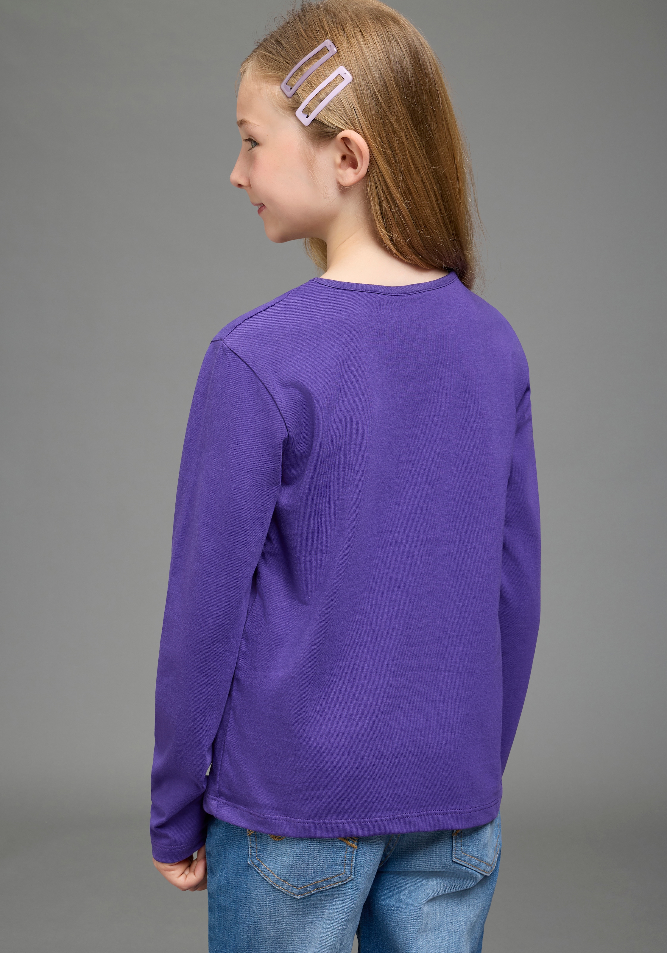 KIDSWORLD Langarmshirt »FROZEN Shirt, Disney« Disney-Shirt in Basic-Passform, Langarm, bedrucktes Design