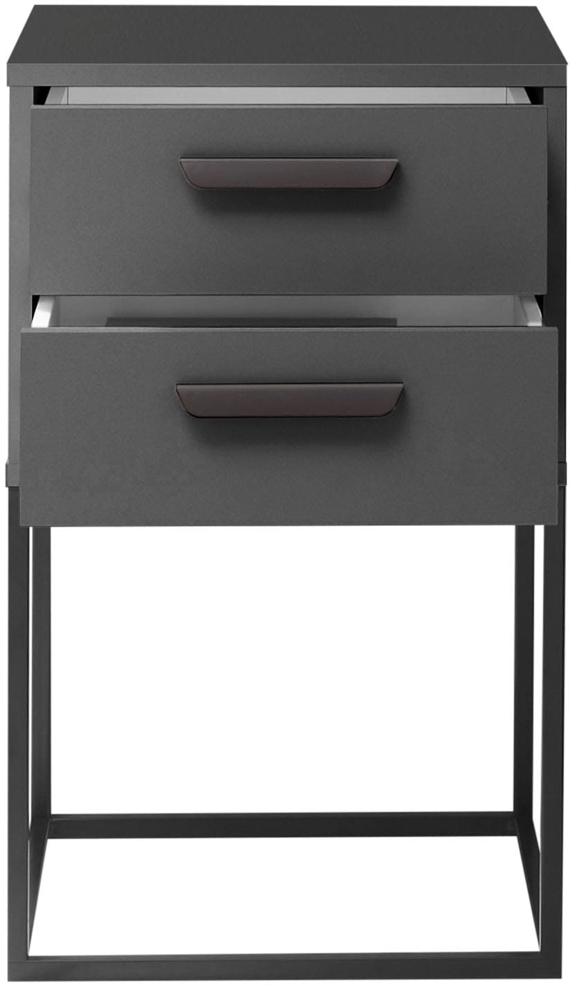 Schlafkontor Table de nuit »Suna Kommode, Nachttisch, Nachtschrank« auf Metallgestell