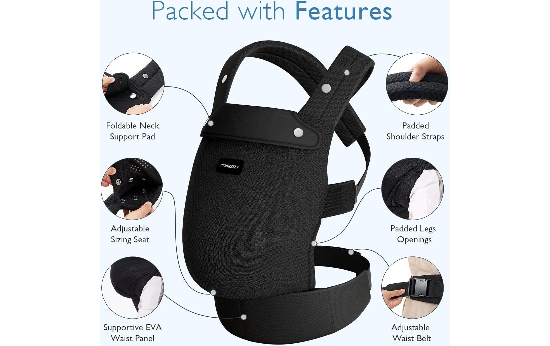 Momcozy Porte-bébé »Air Mesh« bis 20 kilos