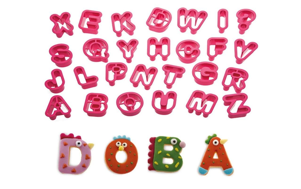   Ausstechform »Decora 27 Stück, Alphabet« Kunststoff 27 Stk. tlg.