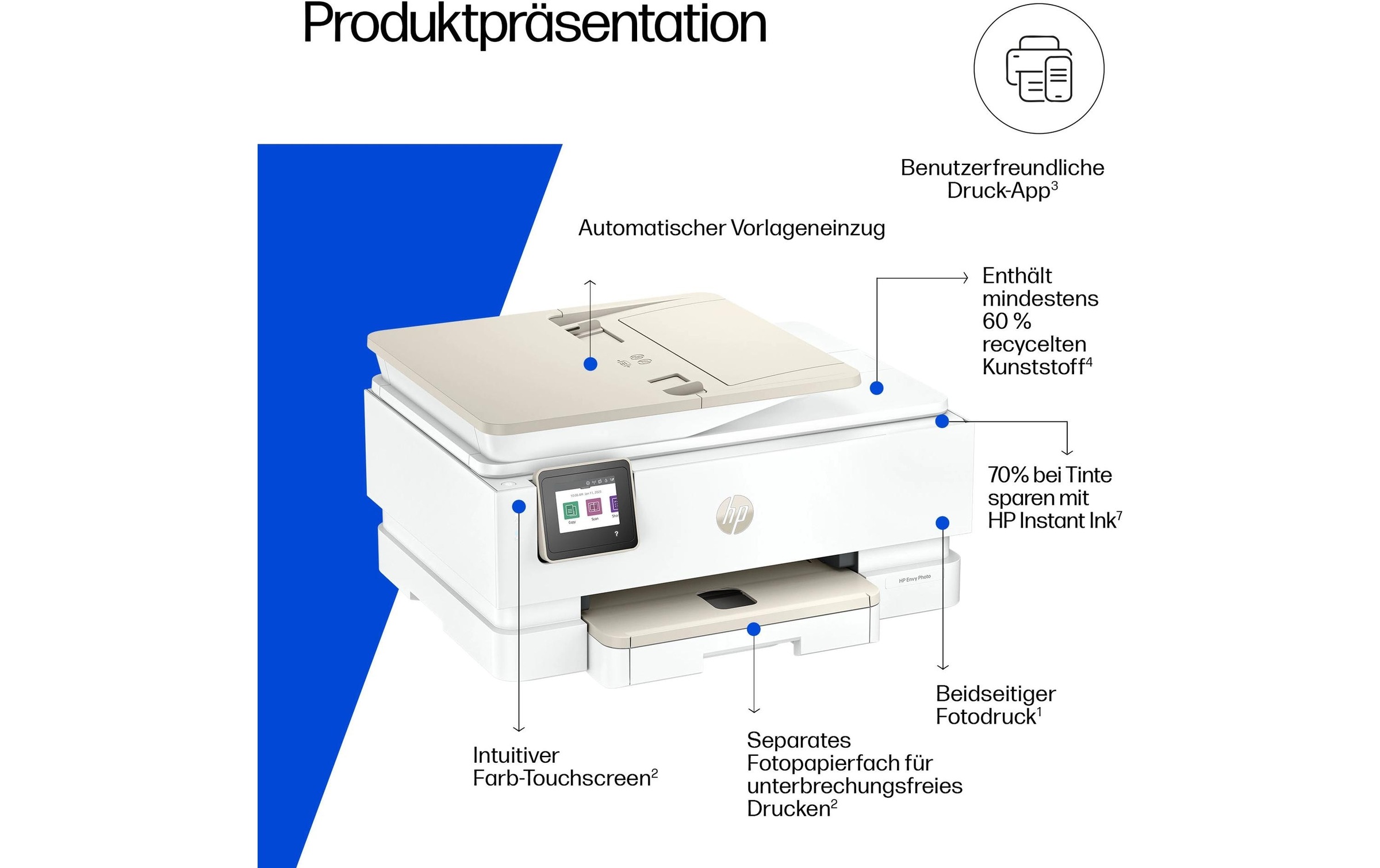 HP Multifunktionsdrucker »Envy Photo 7934 All-in-One«