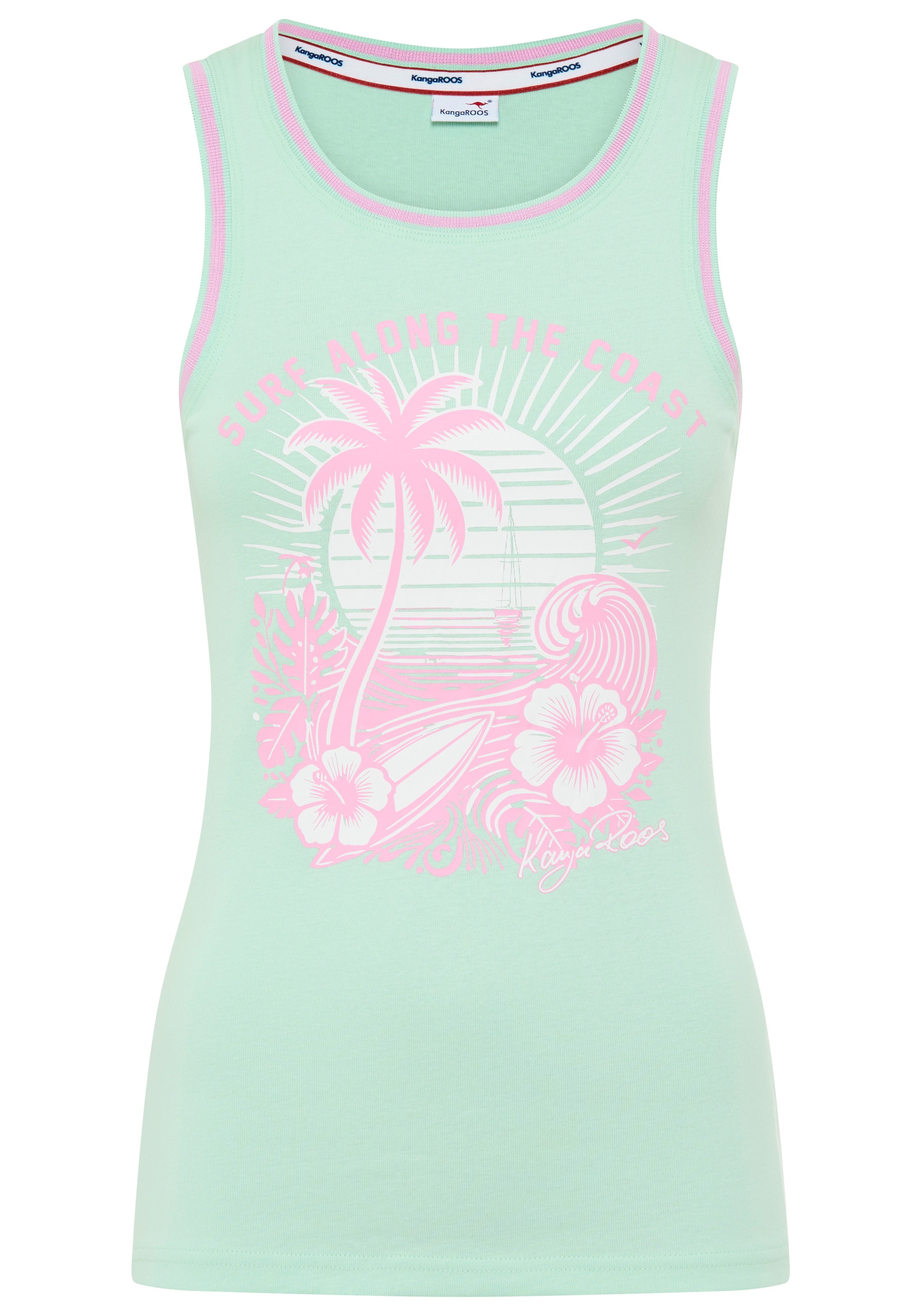 KangaROOS Tanktop mit collem Sommer-Logo-Print