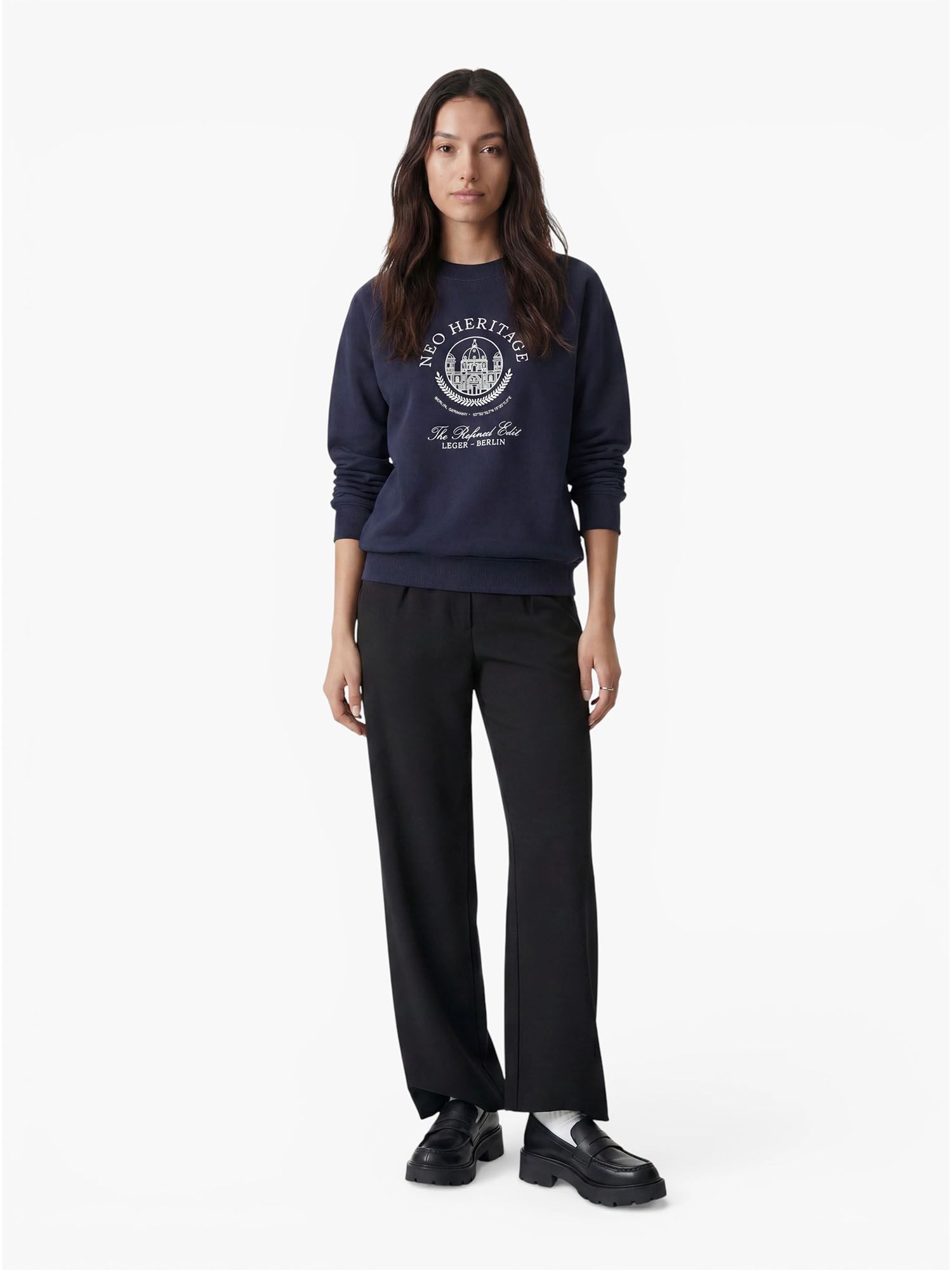 LeGer Pull »Bettina, LeGer by Lena Gercke«, Baumwollmix, bestickt

