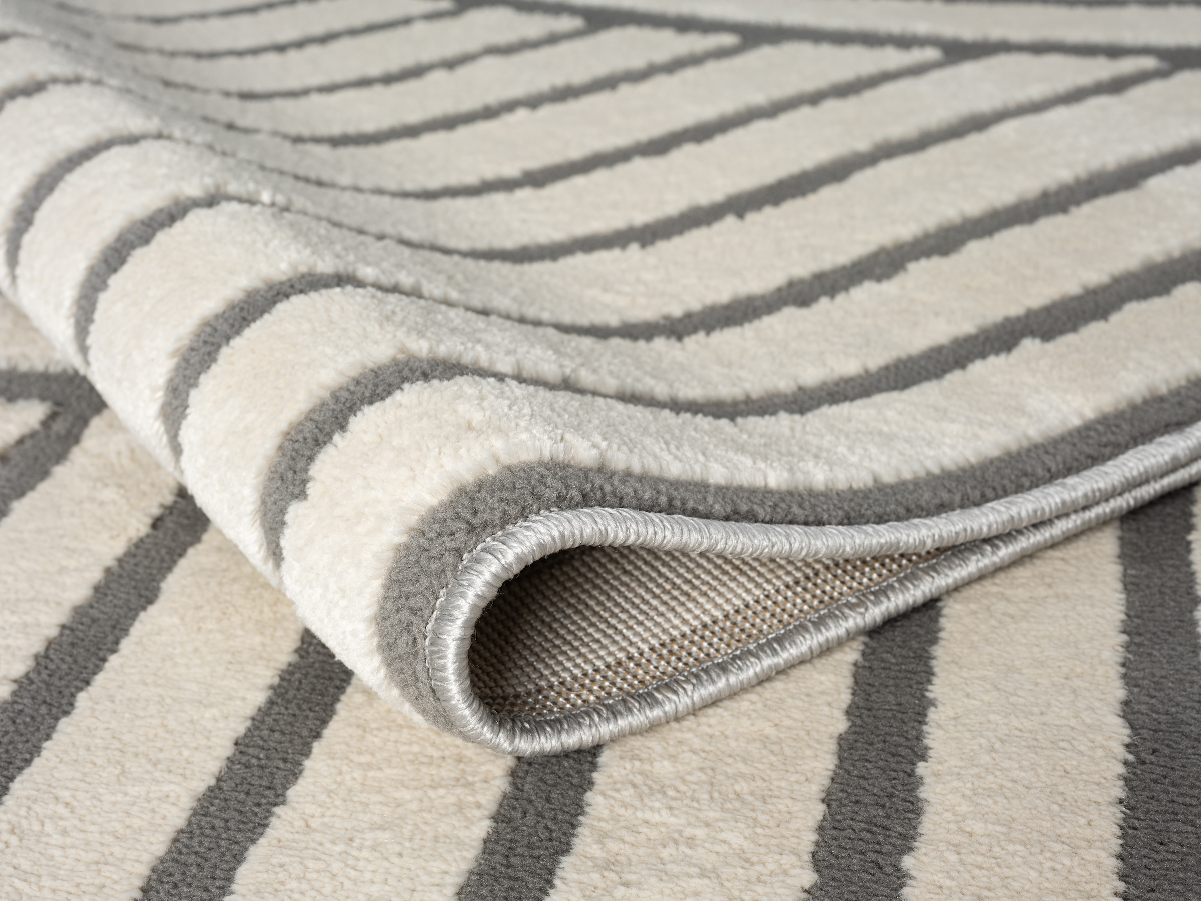 s.Oliver Teppich »Cilla, besondere Form, modernes Design, dichte Qualität« rechteckig 11 mm Höhe Woll-Look, Skandi, Boho, leichter Glanz, Wohnzimmer, Schlafzimmer