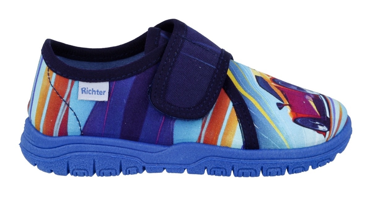 Richter Chausson »Mailo«  chaussure à velcro, chaussure maternelle avec guide des tailles à télécharger