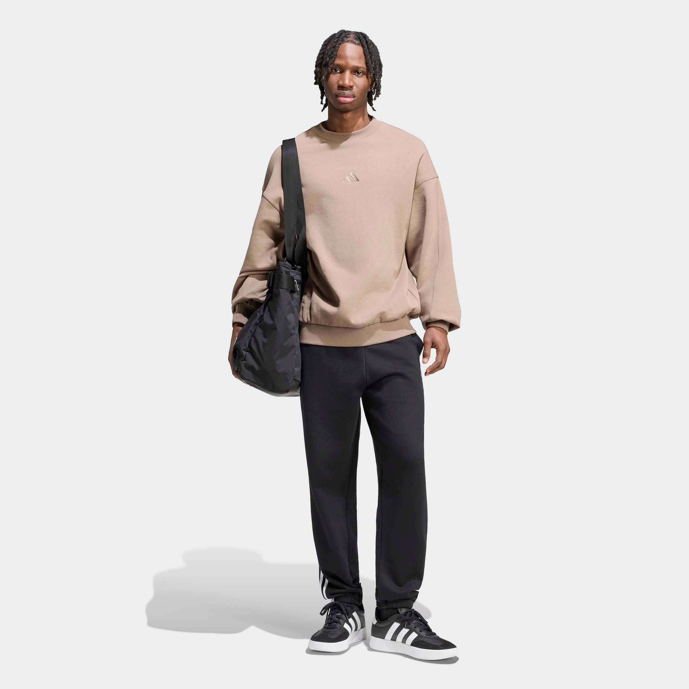 adidas Sportswear Pantalon de sport »ESSENTIALS 3-STREIFEN, FRENCH TERRY, SCHMAL ZULAUFEND, BÜNDCHEN«