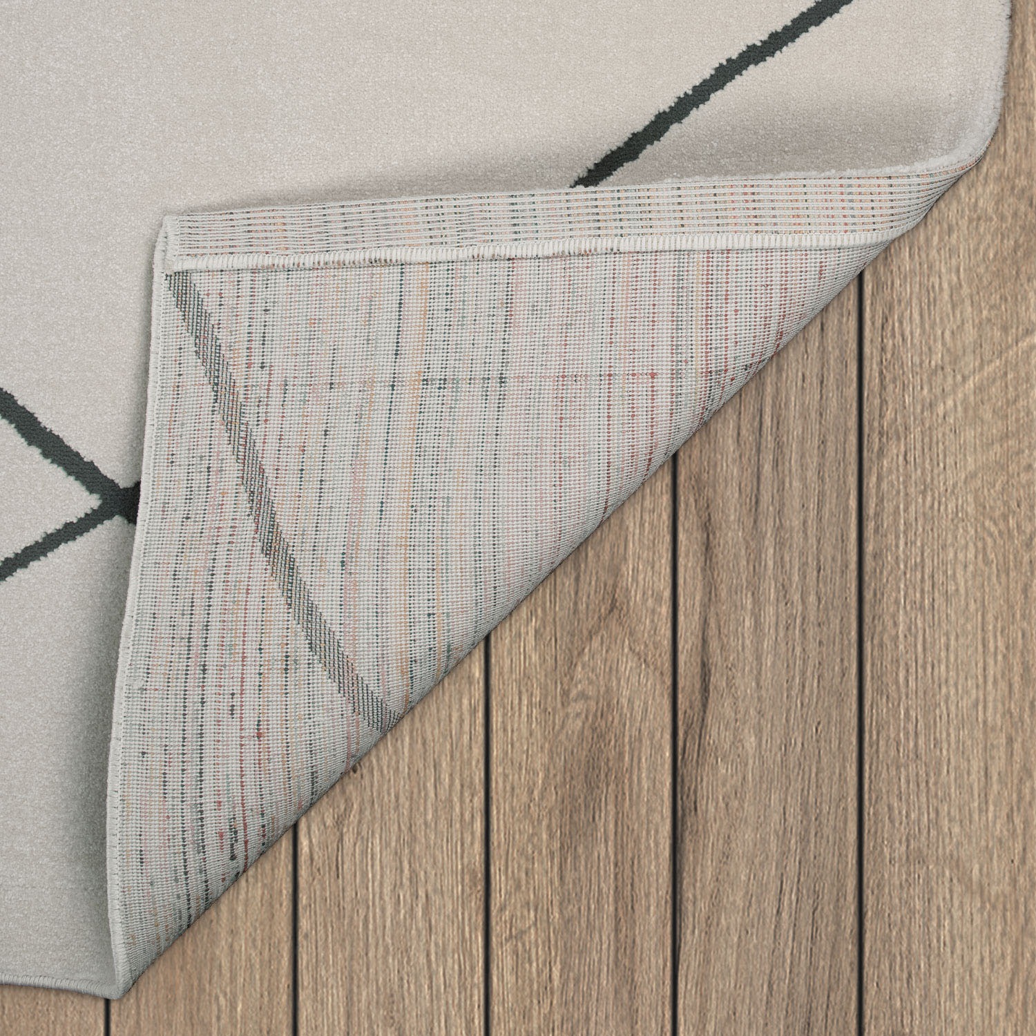 Paco Home Tapis »Haral 787« Rond 9 mm Höhe Kurzflor, Scandi Design, Rauten Motiv