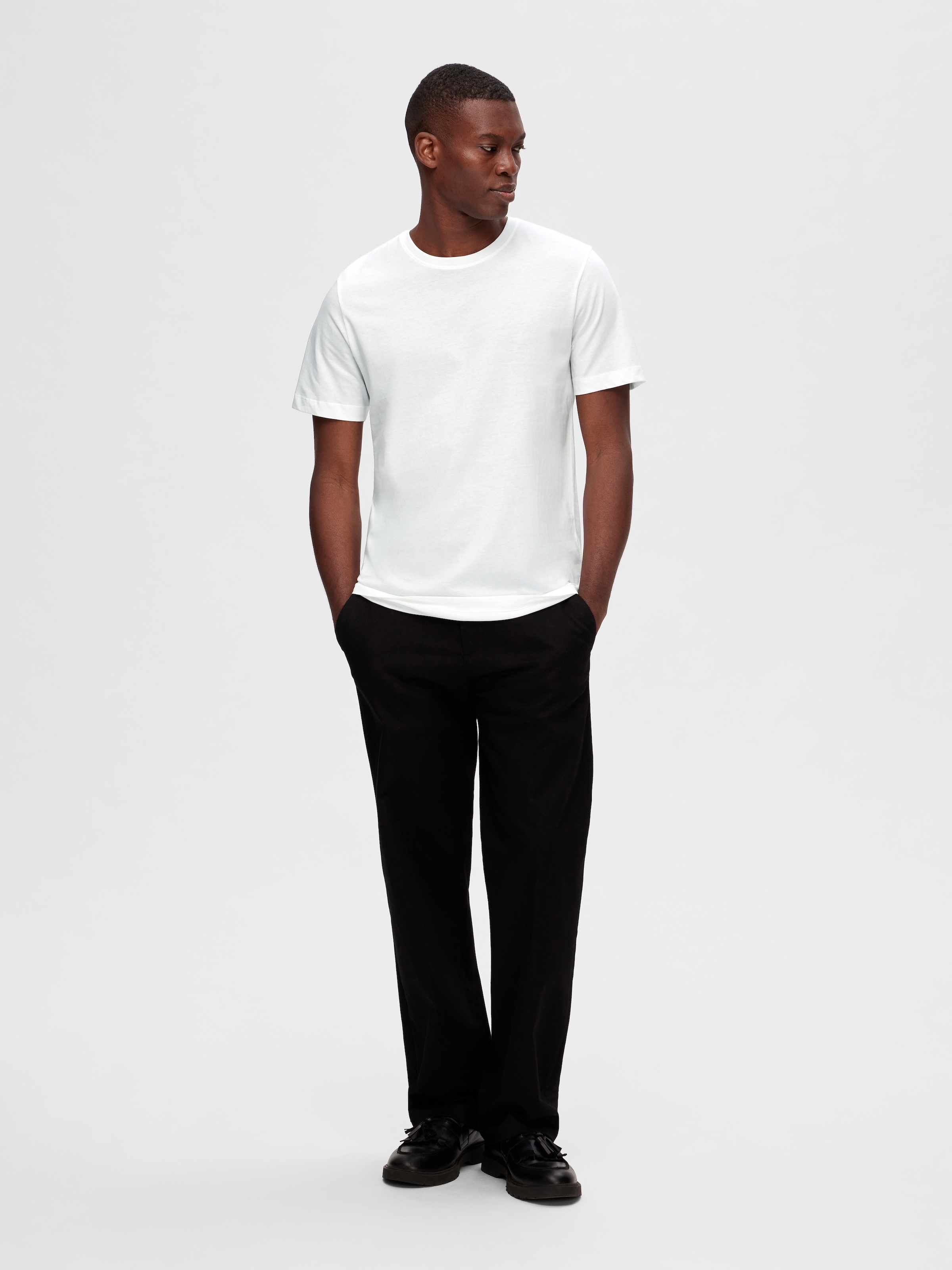 SELECTED Rundhalsshirt »SLHZREG-DAN 3 PACK SS O-NECK TEE« Packung, 3