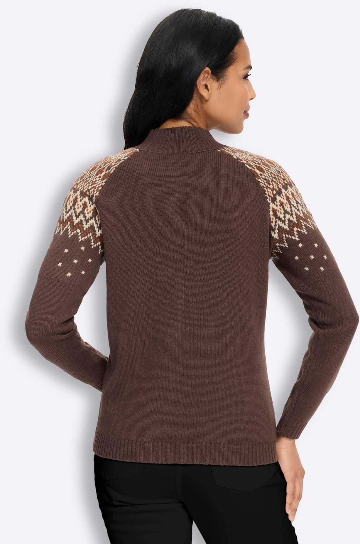 Classic Basics Pull à col montant »Stehkragen-Pullover«