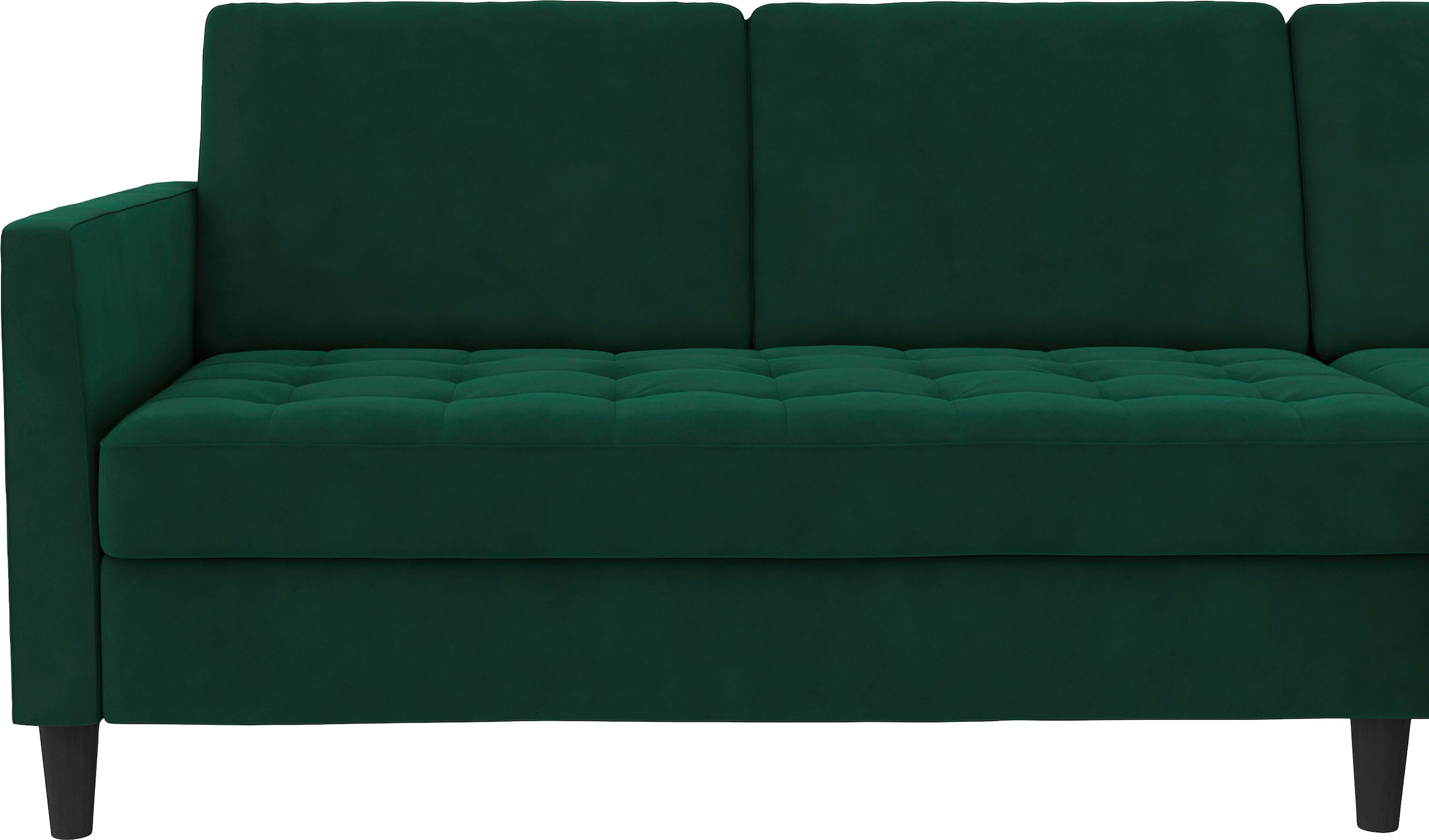 Dorel Home Ecksofa »Presley, L-Form,« Ecksofa mit Bett-Funktion und Stauraum, verstellbare Rückenlehne