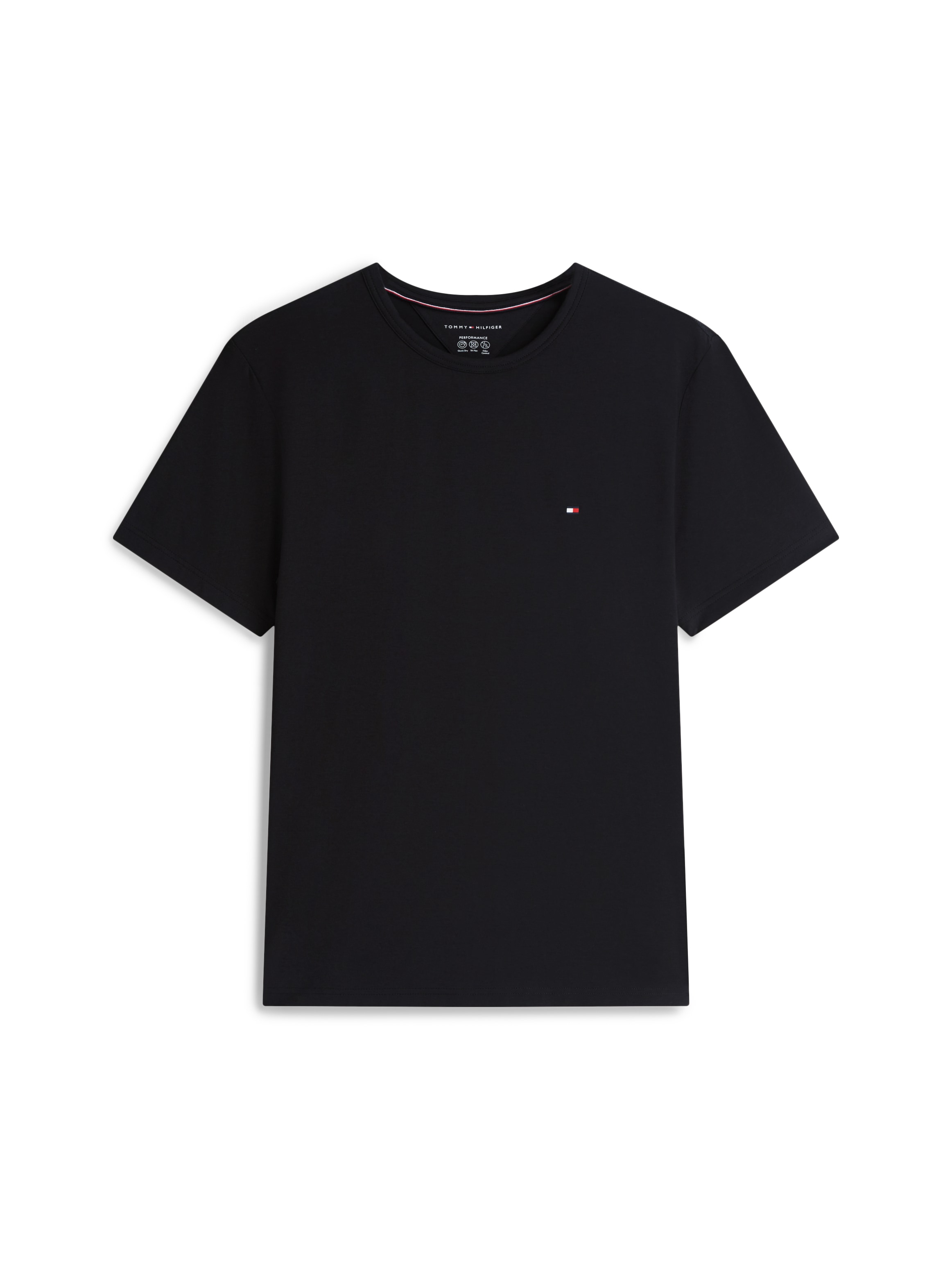 Tommy Hilfiger T-shirt »PERFORMANCE TEE« mélange de matériaux, séchage rapide