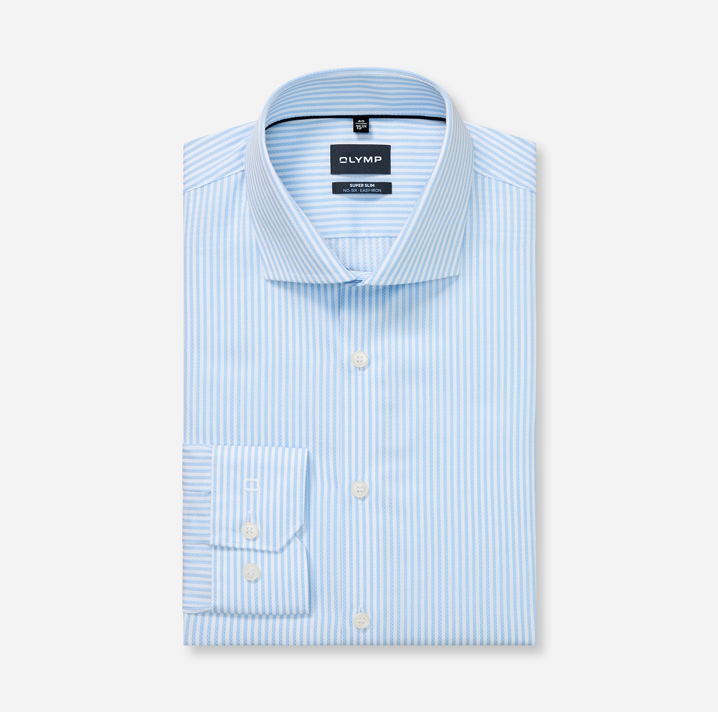 OLYMP Chemise à manches longues »No 6 six« rayé, chemise business, super slim fit, col Royal Kent