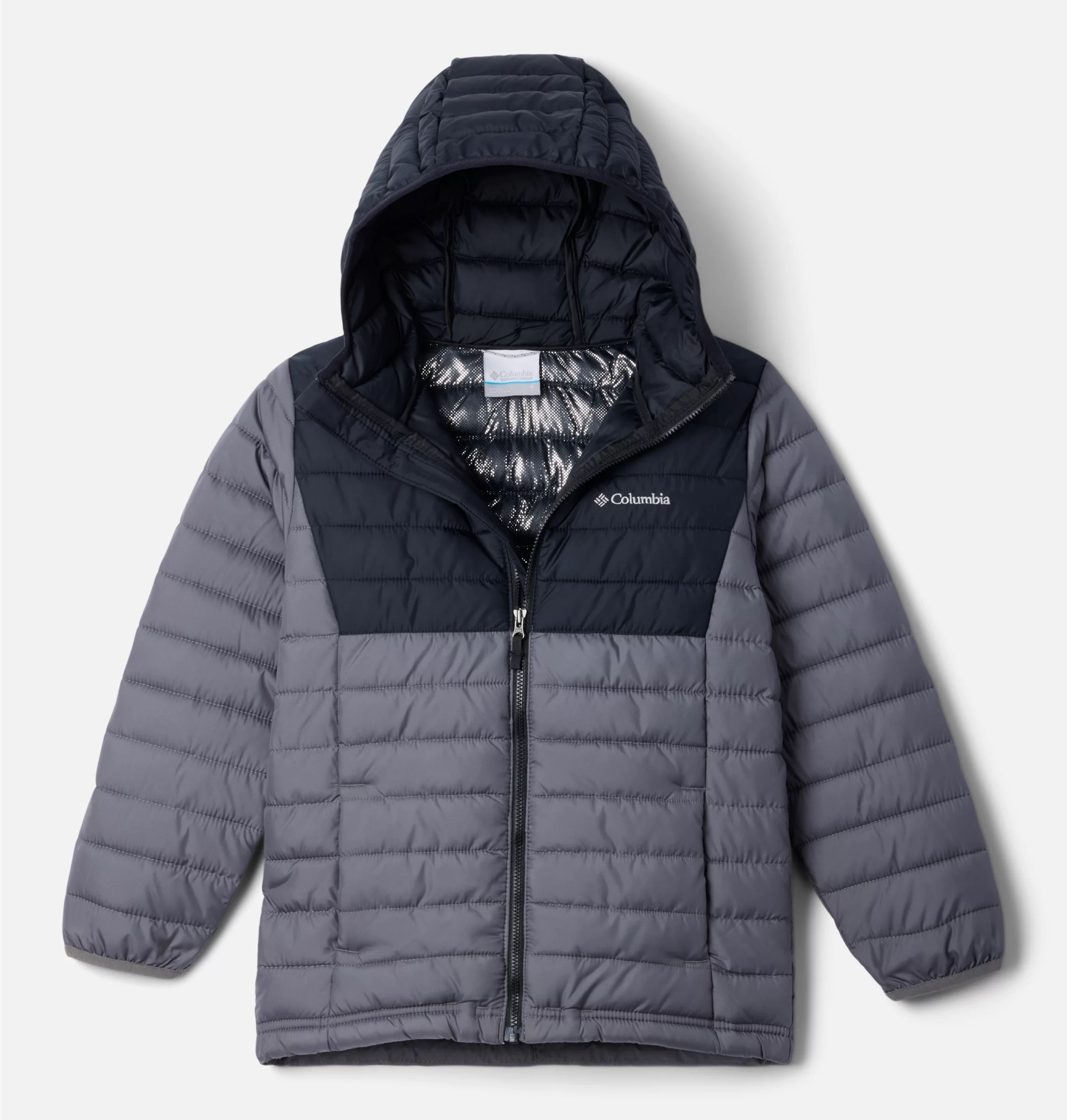Columbia Steppjacke »Powder Lite II Hooded Jacket« mit Kapuze mit hochschliessendem Kragen, wasserabweisend, windabweisend