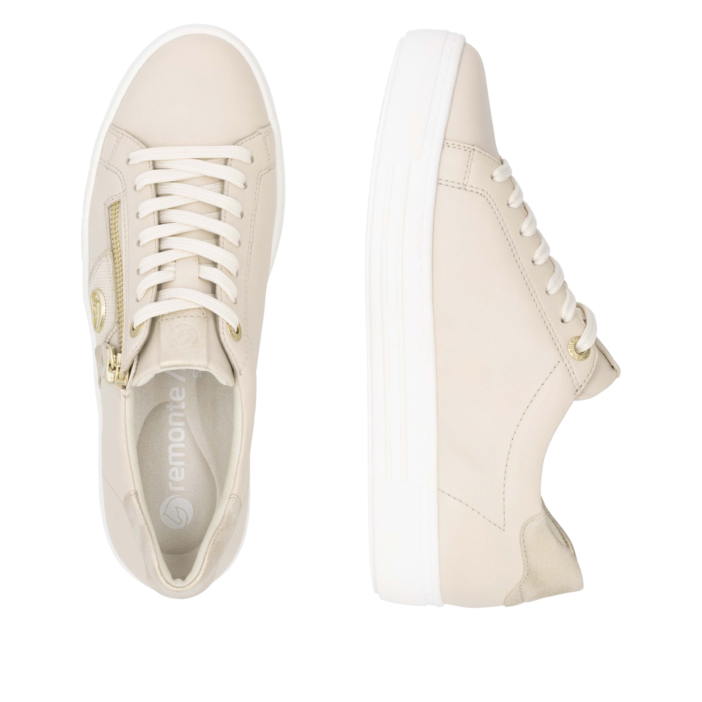 Remonte Plateausneaker  , Feizeitschuh, Halbschuh, Schnürer, herausnehmbare Soft-Einlage