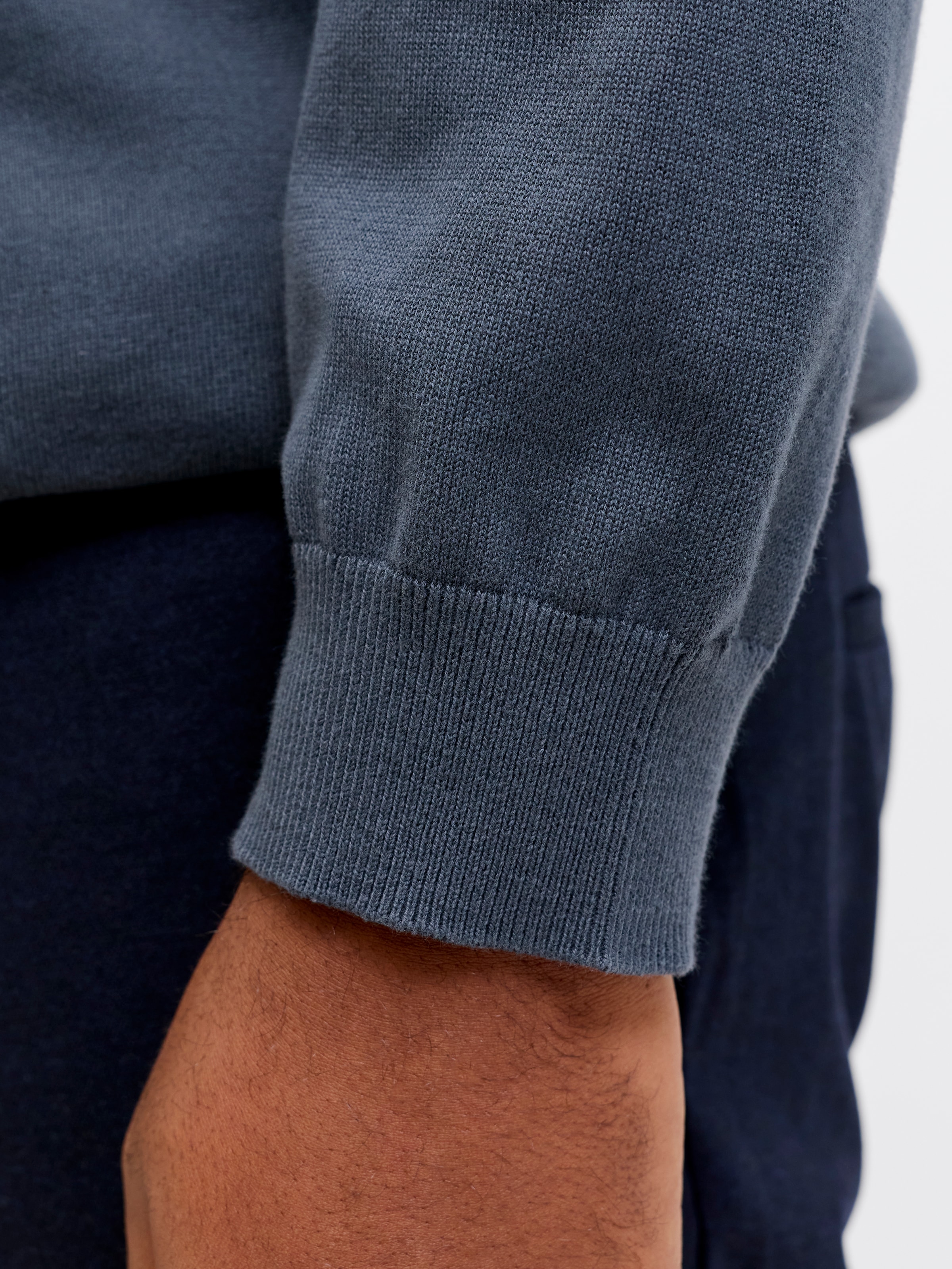 Jack & Jones PlusSize Polokragenpullover »JJEBASIC KNIT LS POLO SN PLS« Baumwolle, regular fit