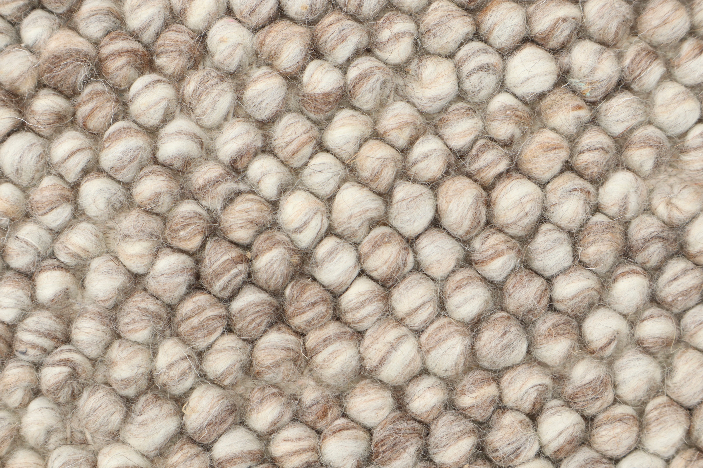 GOODproduct Tapis en laine »Wolly« Rond 14 mm Höhe Wolle, handgewebt, Handweb Teppiche, Wohnzimmer, Schlafzimmer