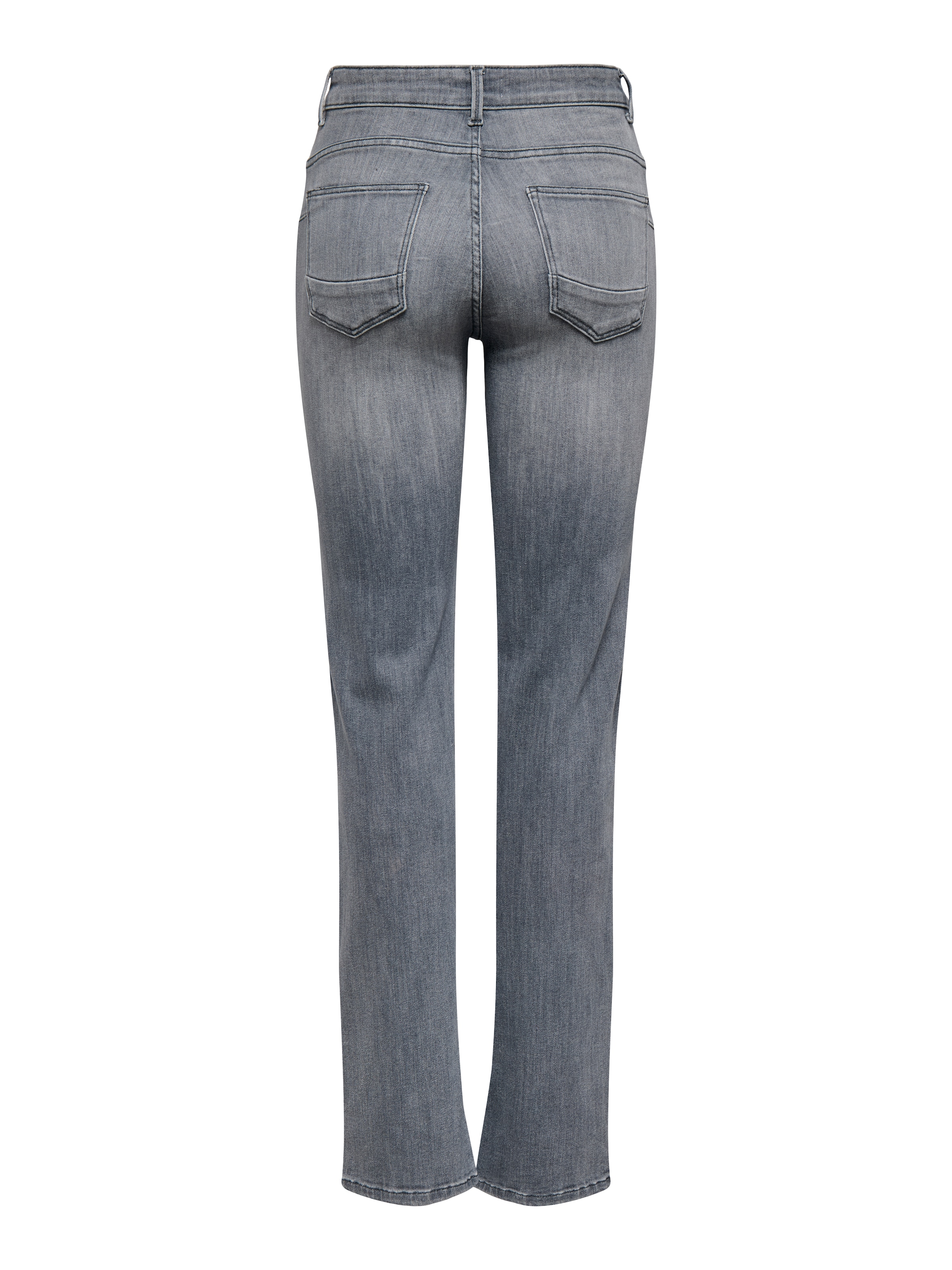 ONLY Jeans slim »ONLPOWER MW PUSH UP SLIM STRAIGHT DNM« mélange de coton, taille mi-haute, coupe slim