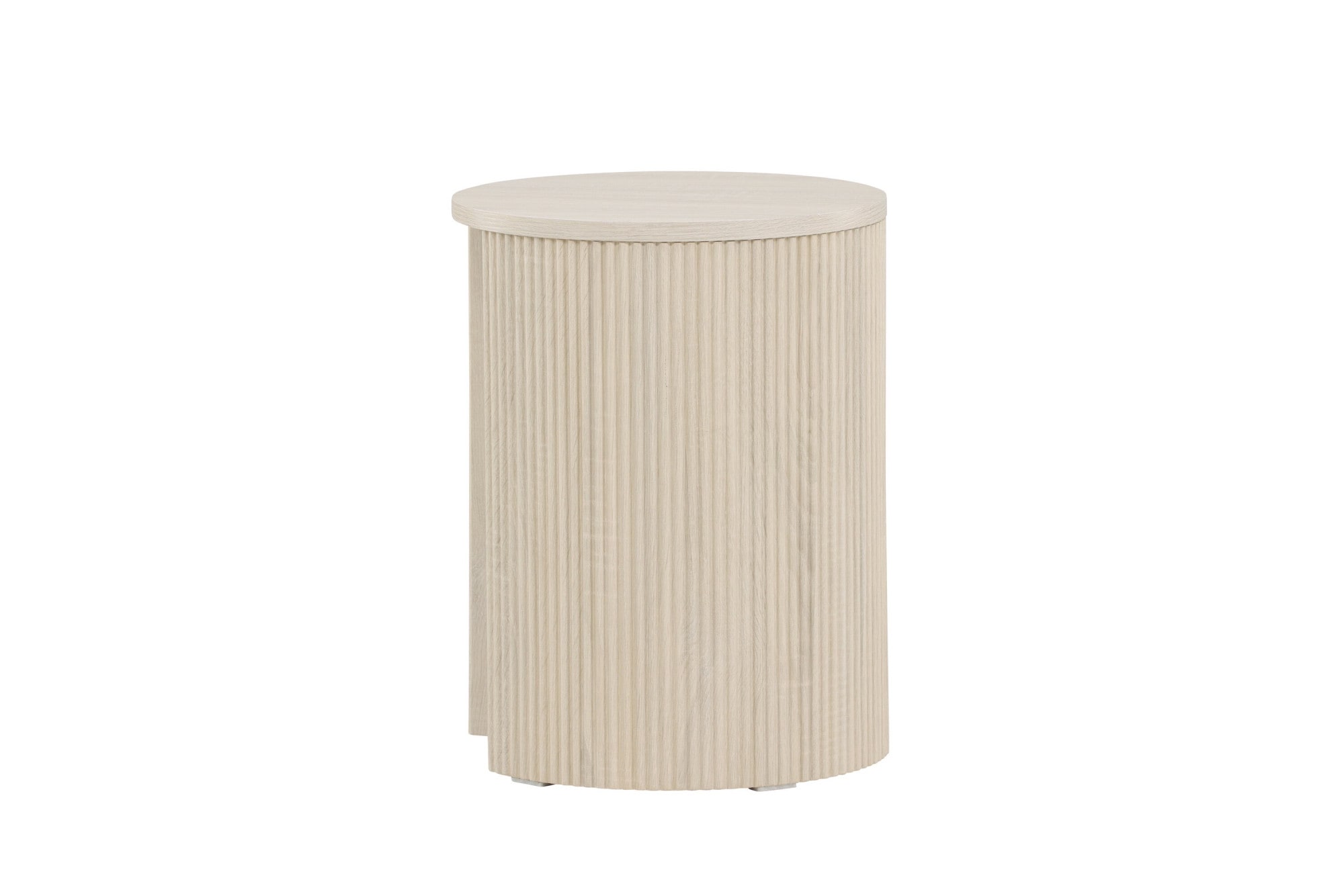 Venture Home Beistelltisch Ablagetisch, MDF, rund, schmal, hoch, dezent, klar