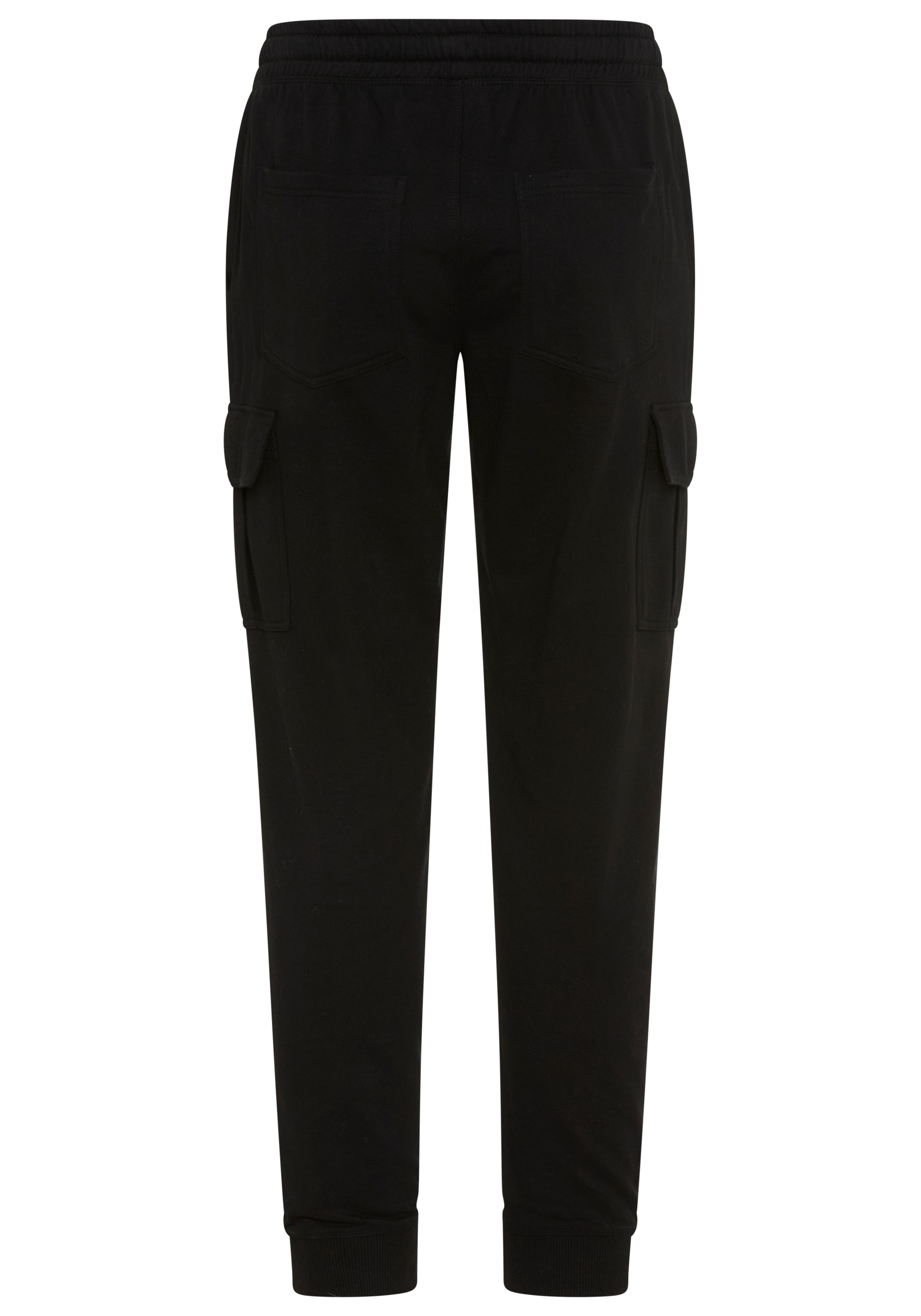 KangaROOS Pantalon de jogging  coupe droite, avec badge en application, aussi en grandes tailles