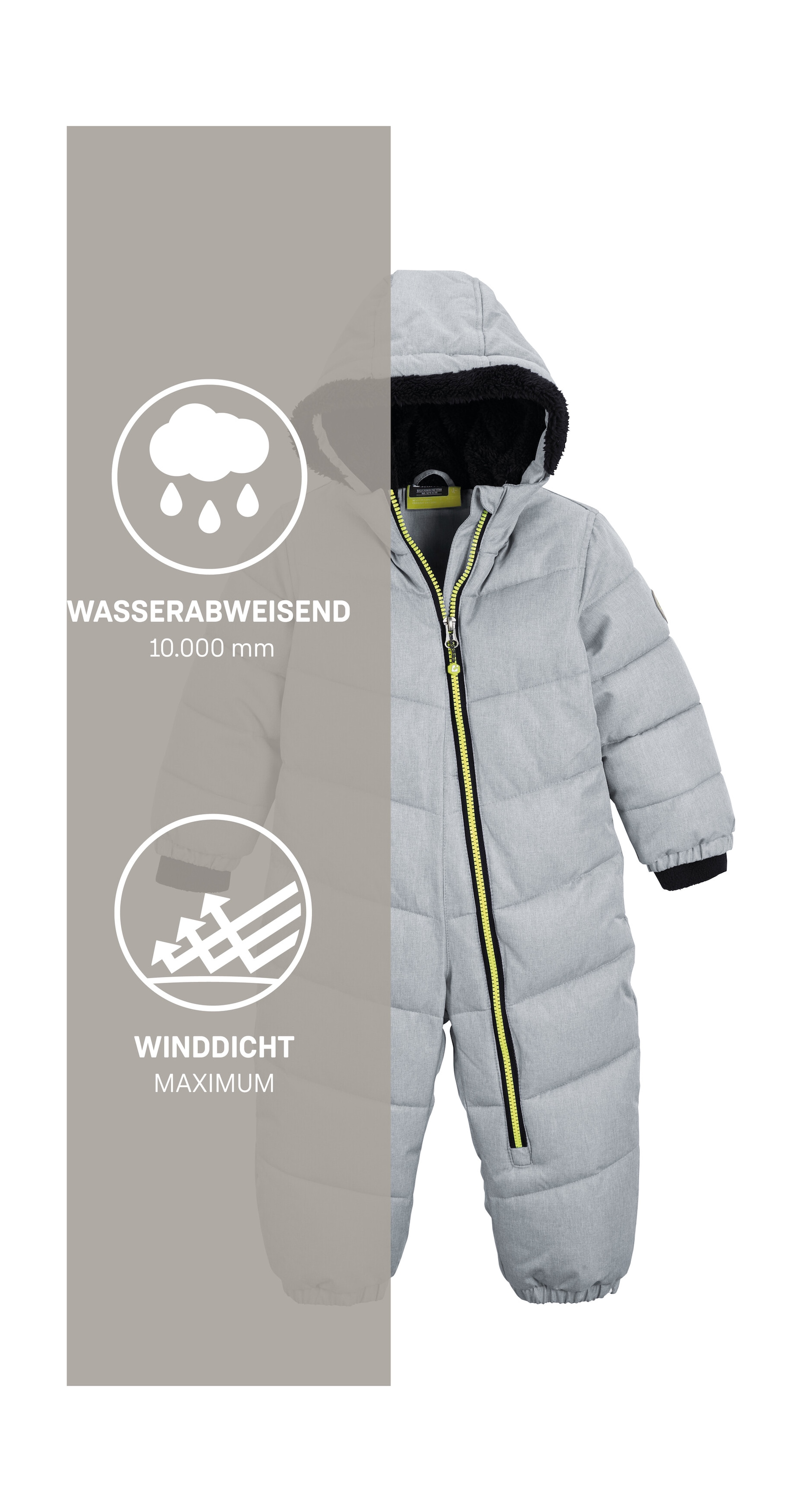 Killtec Combinaison de neige »Karter Mini« Schneeanzug: wasserabweisend, winddicht, warm, leicht anzuziehen