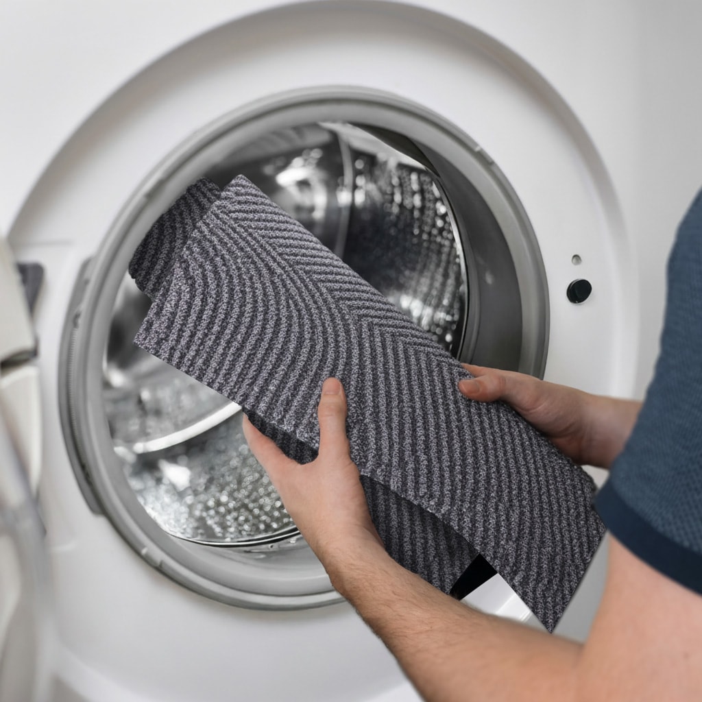 GOODproduct Tapis de sol »Sammo, Schmutzfangmatte, Teppich, für Hausflur und Wohnbereiche« Rectangulaire 5 mm Höhe Indoor, Eingangsmatte, Design, Scandi, Zen, rutschfeste Unterseite