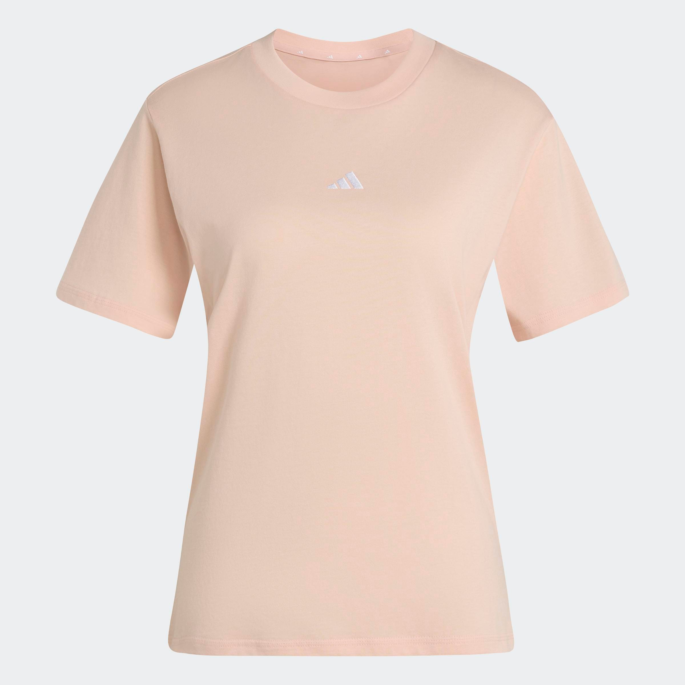 adidas Sportswear T-shirt »ESSENTIALS BAUMWOLL-, KLEINES LOGO« Basic Design, Rundhalsausschnitt, mit kleinem 3-Streifen Logo