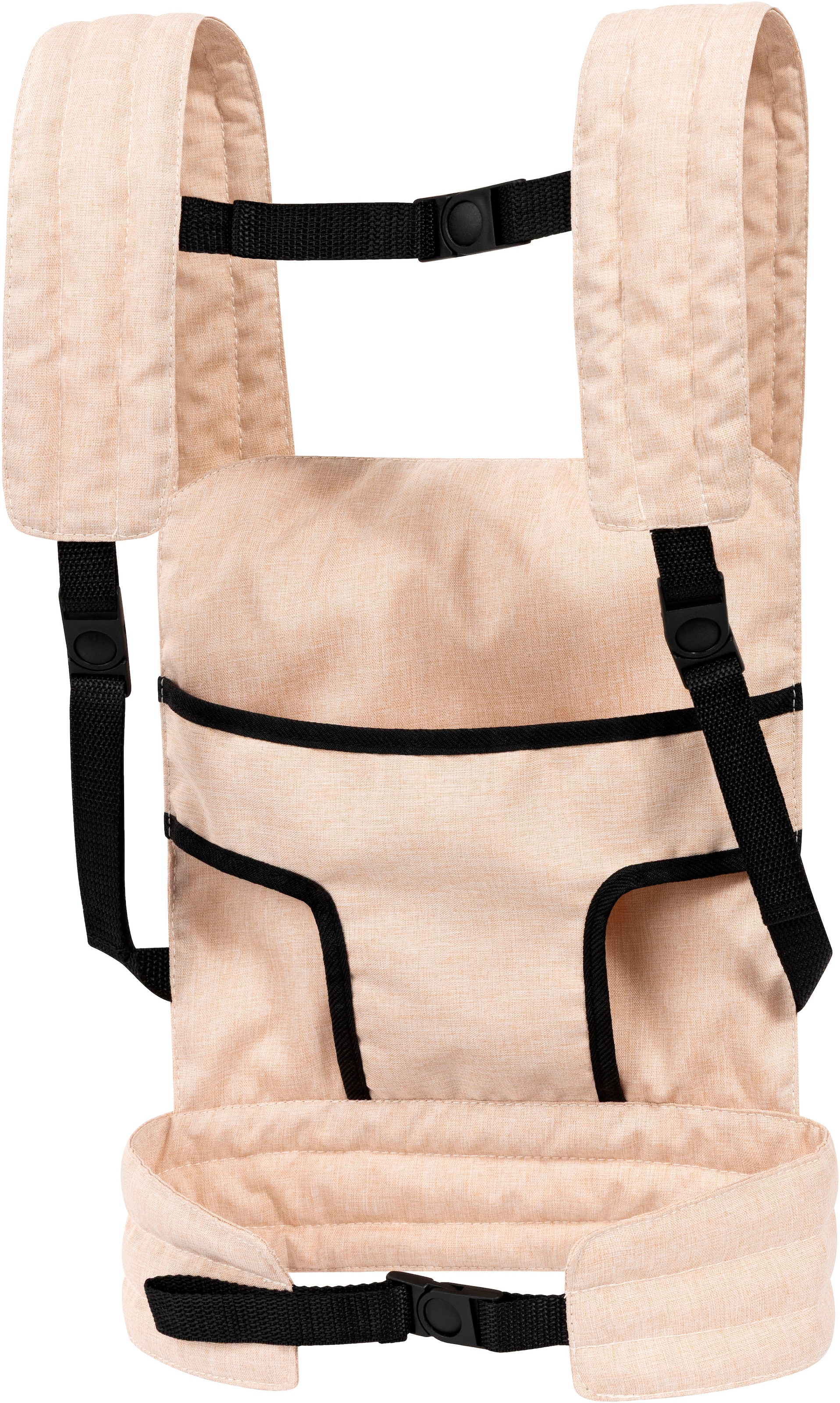 Bayer Puppen Trage »grau/rosa Schmetterling«