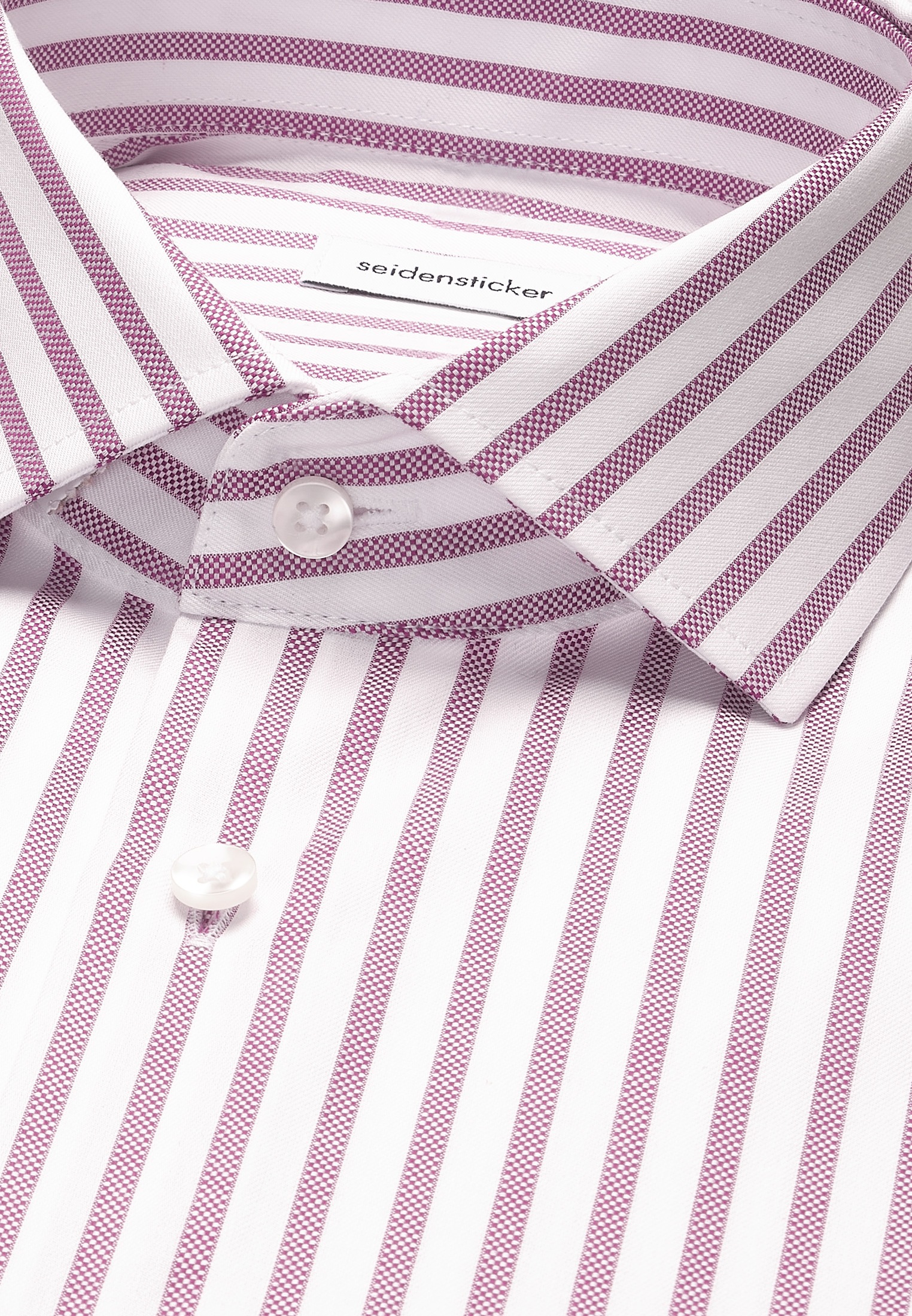 seidensticker Businesshemd »Schwarze Rose« Regular 1/1 Kentkragen Gestreift