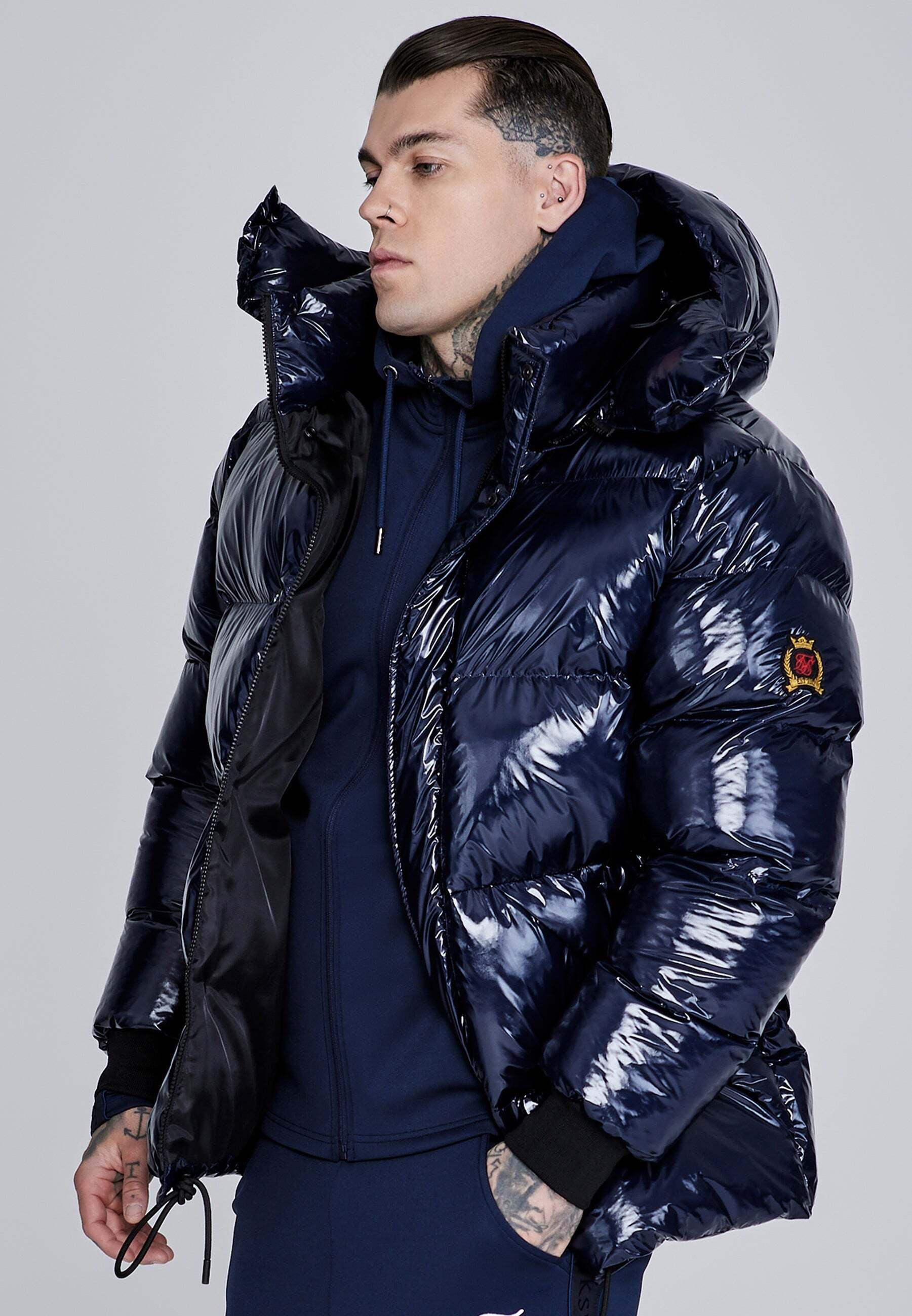 Siksilk Winterjacke »Siksilk Winterjacke High Shine Puffer Jacket«