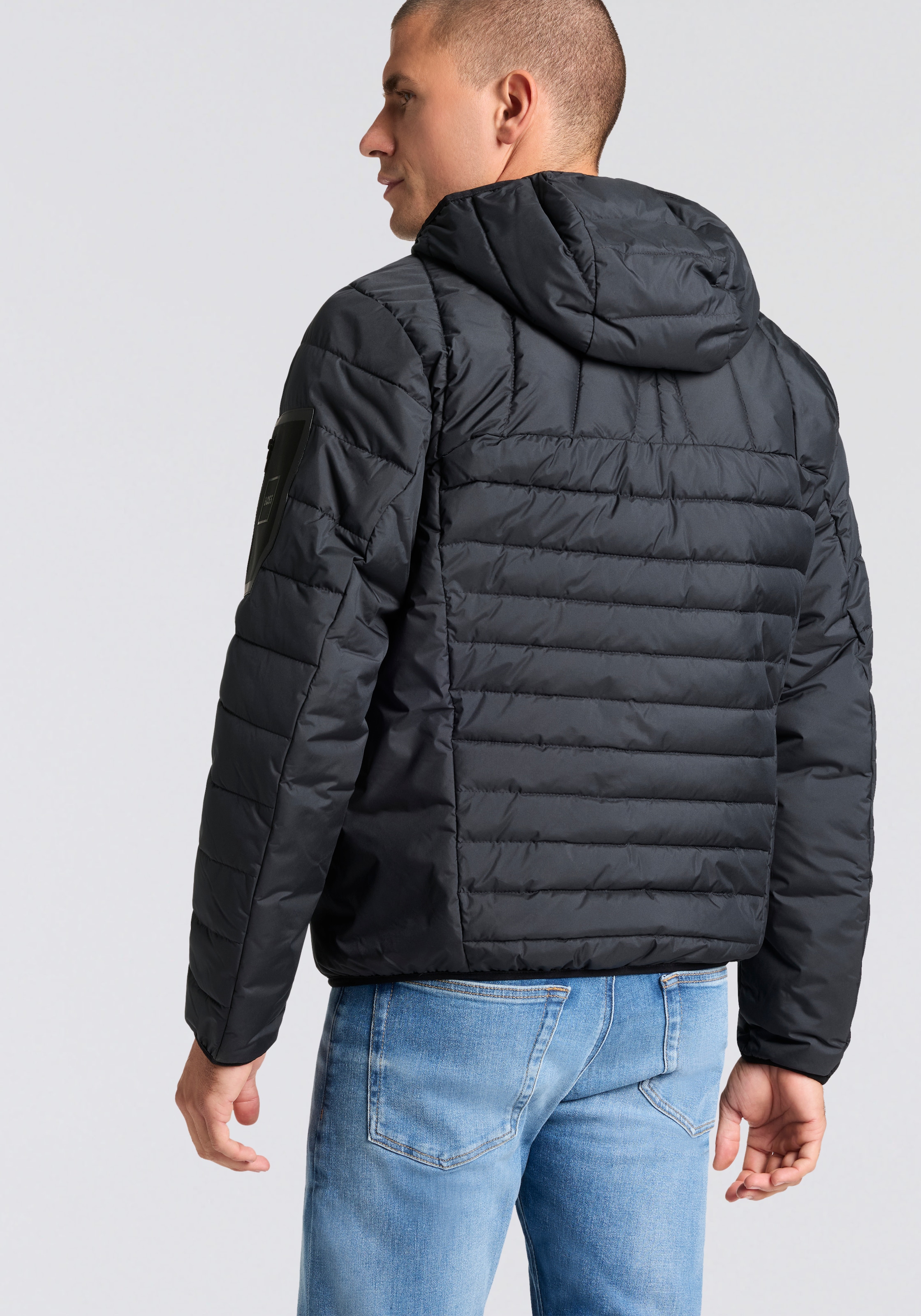 BOSS GREEN Veste matelassée »OW Urbanex JT HD« mit Kapuze Kapuze, Regular Fit, reflektierende Details