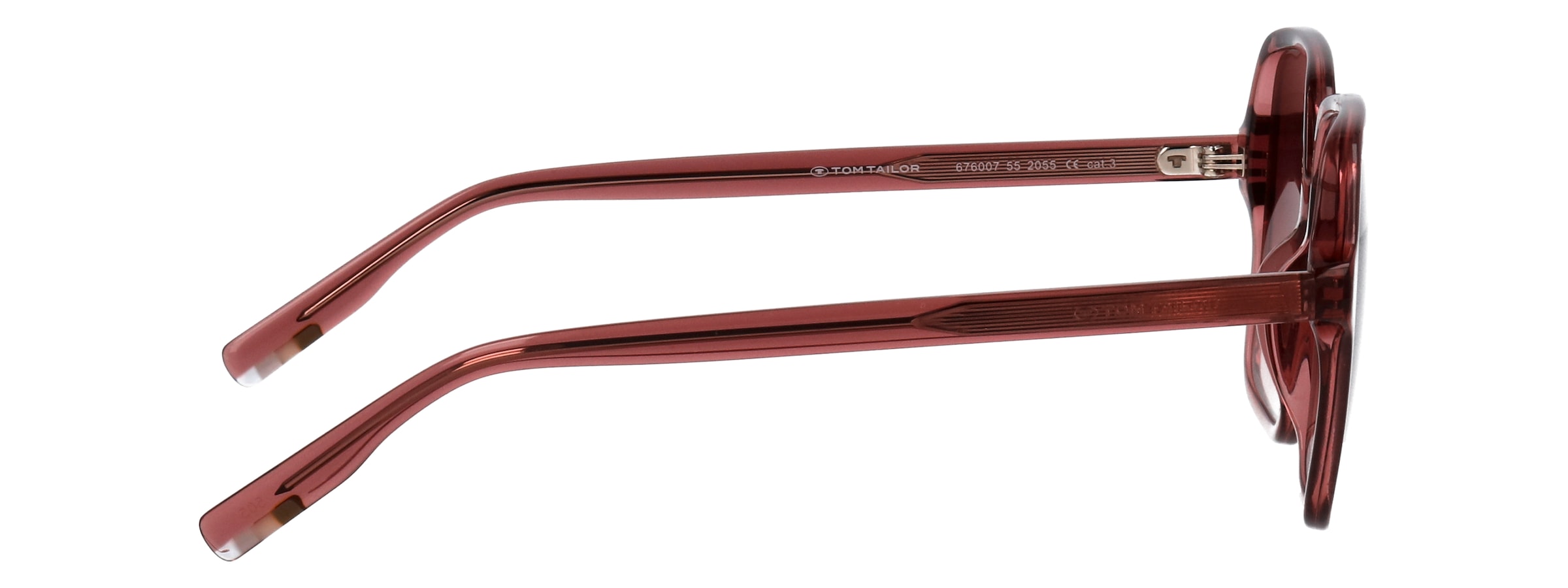 TOM TAILOR Lunettes de soleil »Modell 676007« Form Feminin, Logoschriftzug auf Bügel, Kunststofffassung