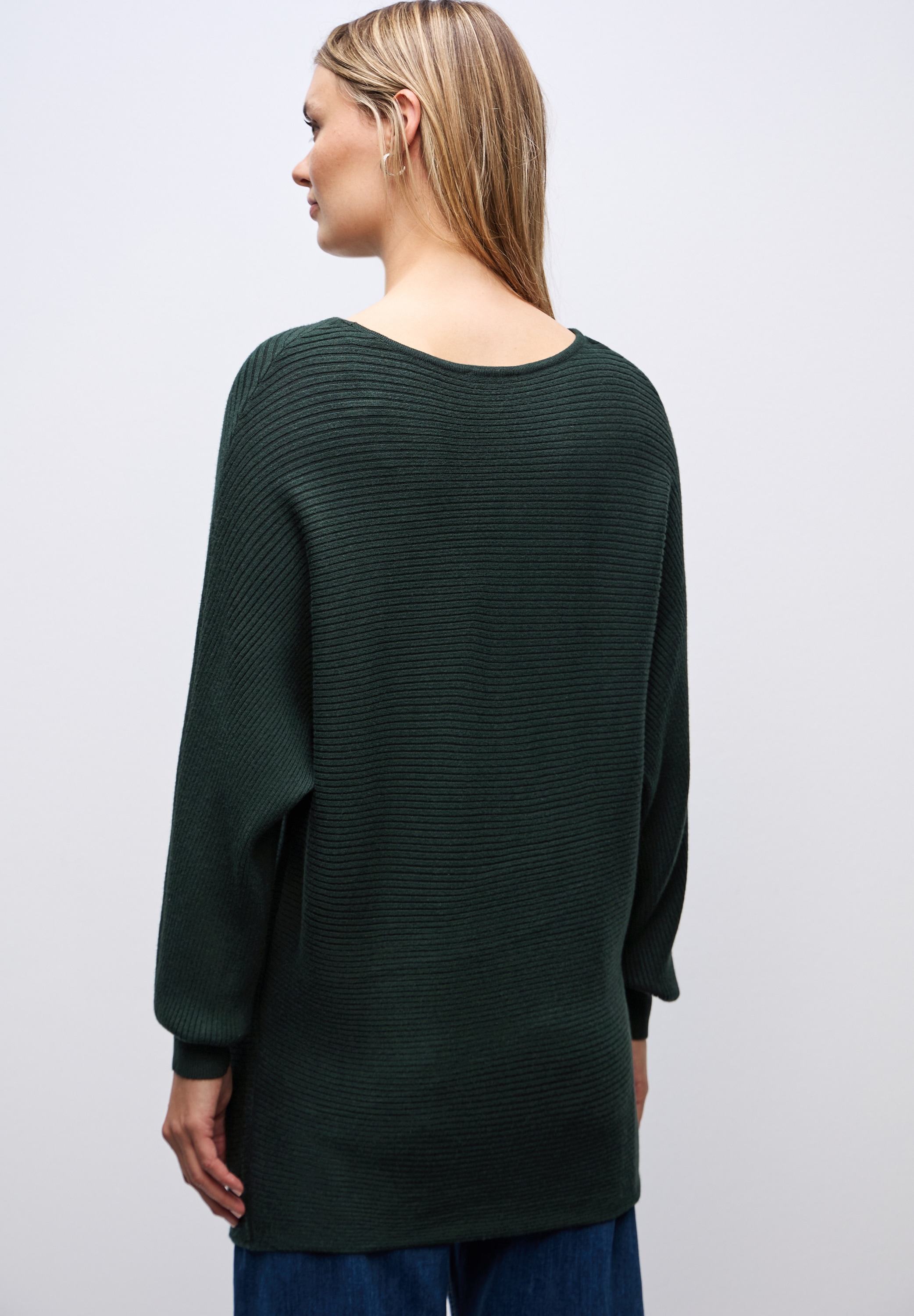 STREET ONE Pull en tricot avec texture fine et coupe ample