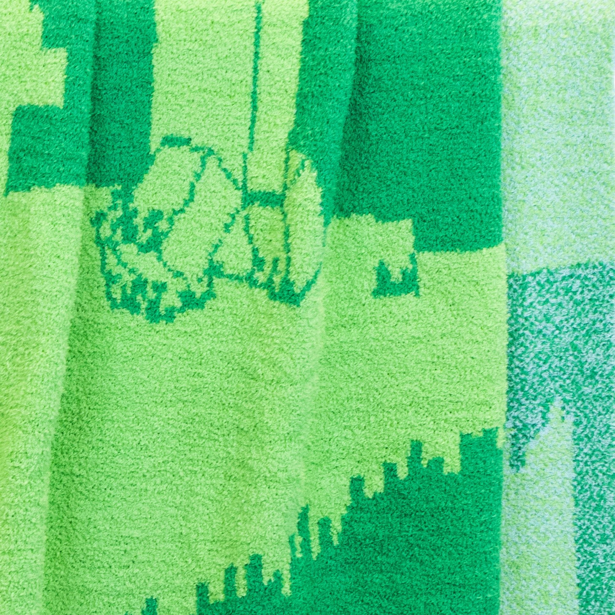 Minecraft Couverture pour enfants »Minecraft Creeper« Plaid douillet - 127 x 152 cm tricoté tout doux