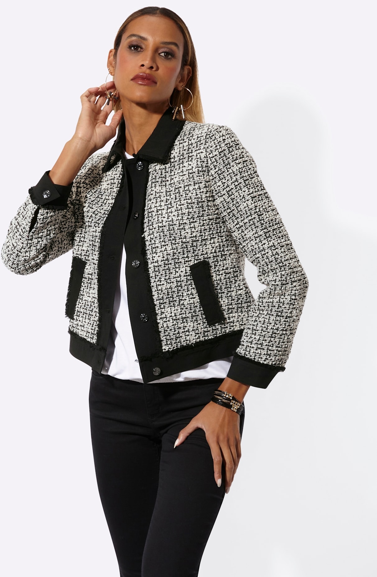 creation L Veste blazer »Bouclé-Blazer«