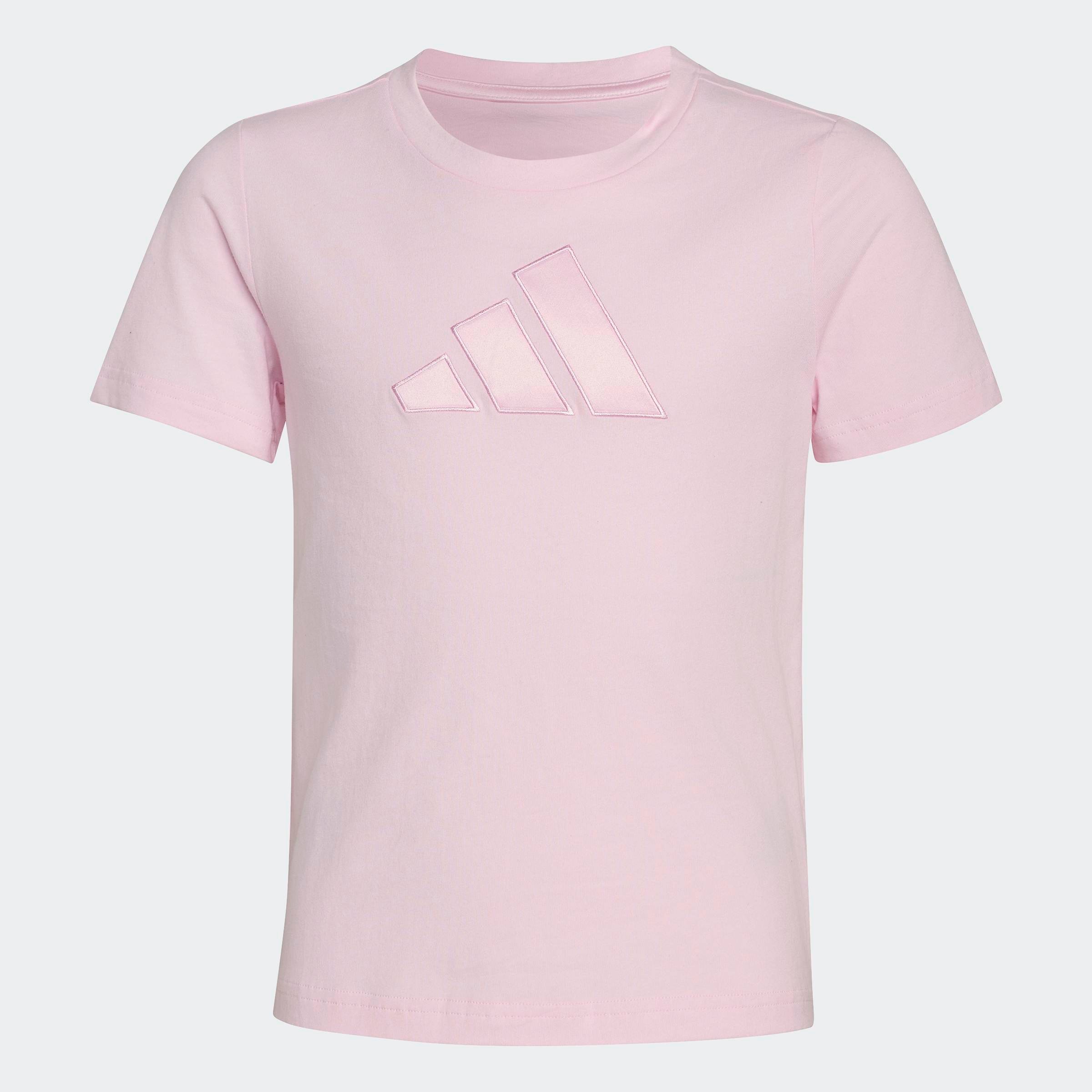 adidas Sportswear T-Shirt »JG SATIN TEE« für Kinder, mit Rundhalsausschnitt, ohne Verschluss, aus Baumwolle