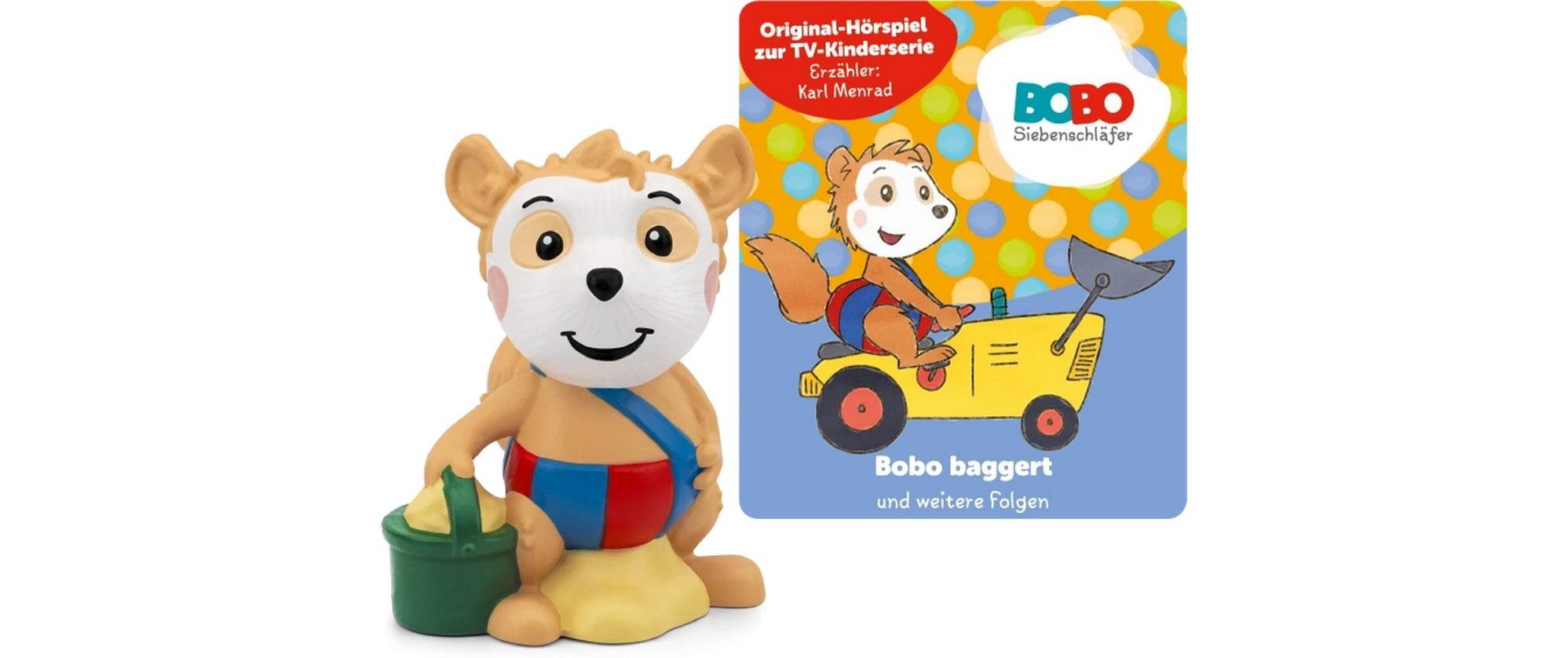 tonies Hörbuch »Bobo Siebenschläfer: Bobo baggert und weitere Folgen (Neuauflage)«