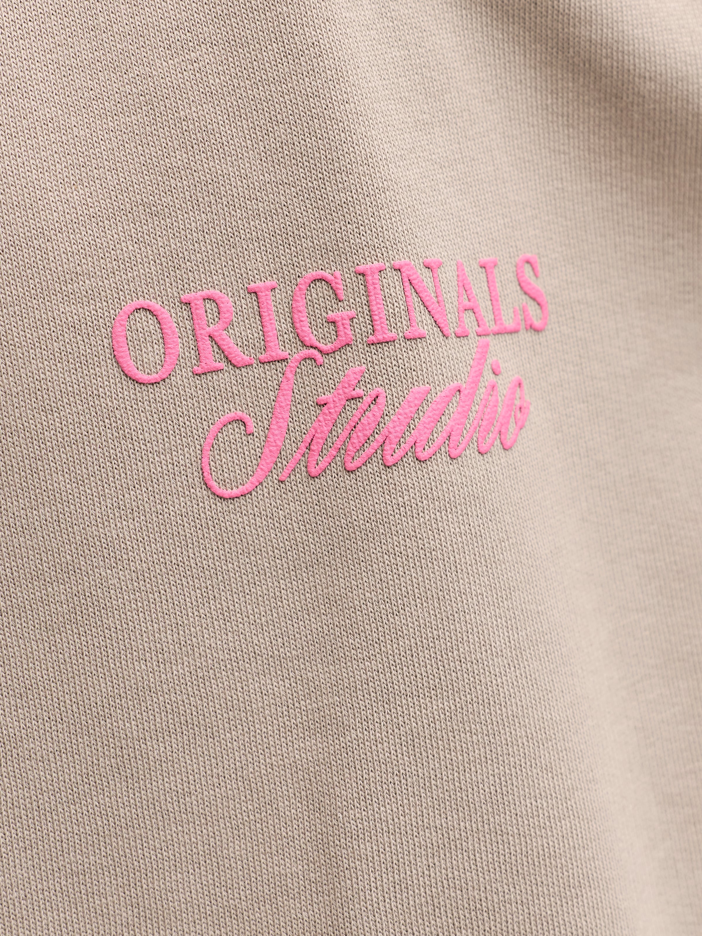 Jack & Jones Sweat à capuche »JORNORREBRO TYPO BACK SWEAT HOOD SN«, avec impression

