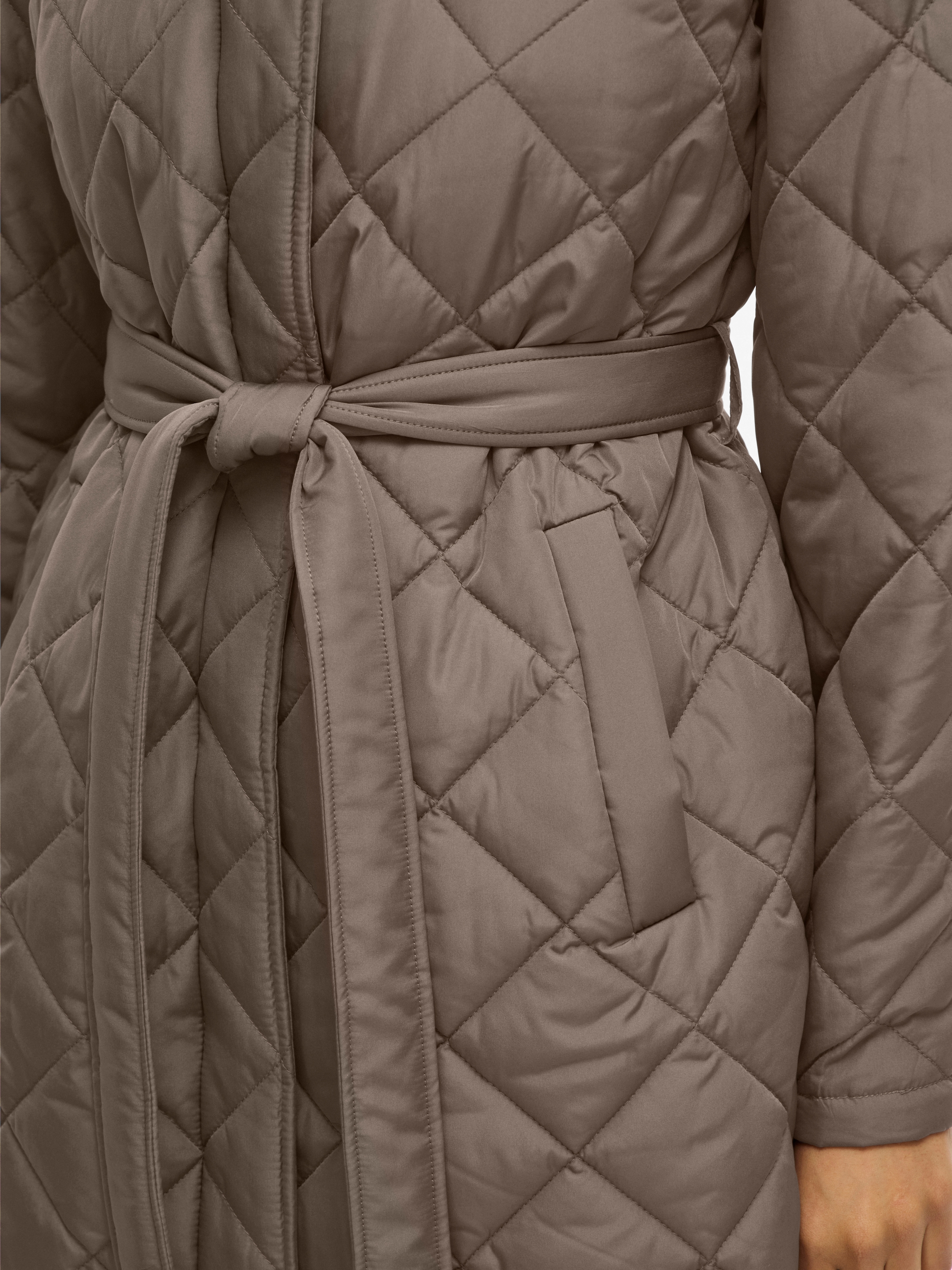 Vila Fellimitatmantel »VIKANTE QUILTED L/S COAT - NOOS«