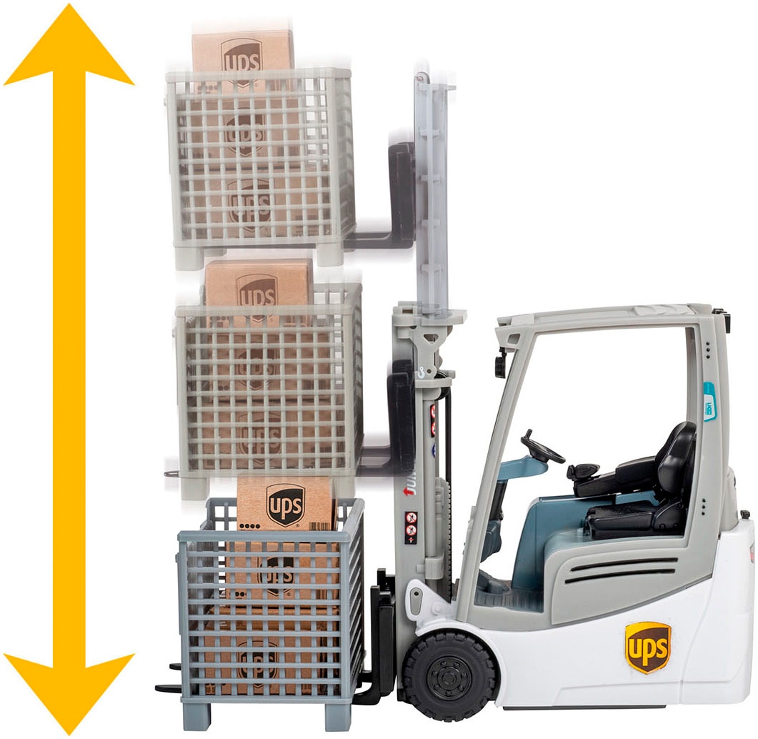 Happy People RC-Gabelstapler »UPS Jungheinrich 1:16 Gabelstapler, 2,4 GHz, 29cm,« mit Fernbedienung